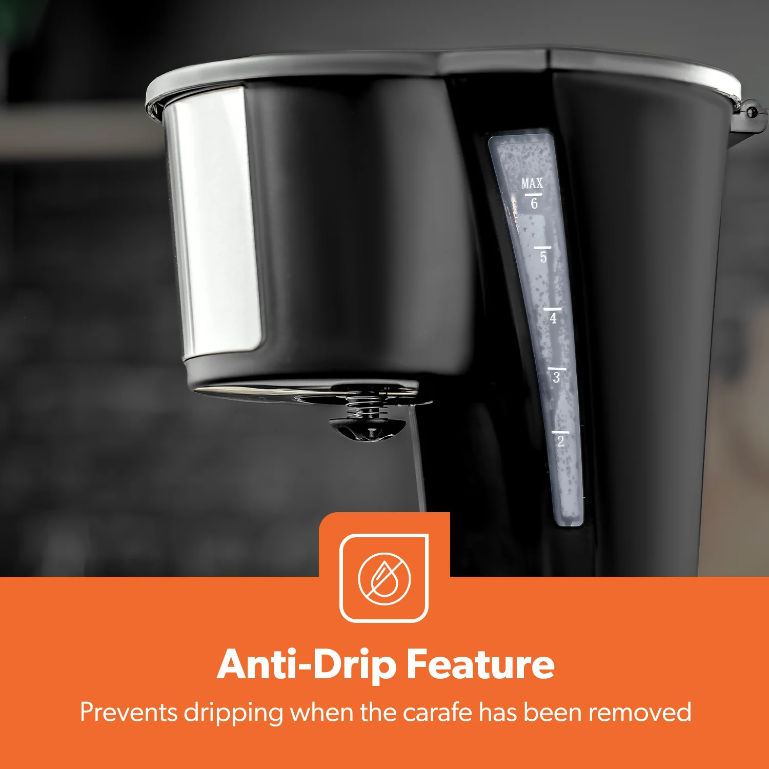 0.75L Fast Brewing Anti-Drip Countertop Filter Coffee Machine - Image 7