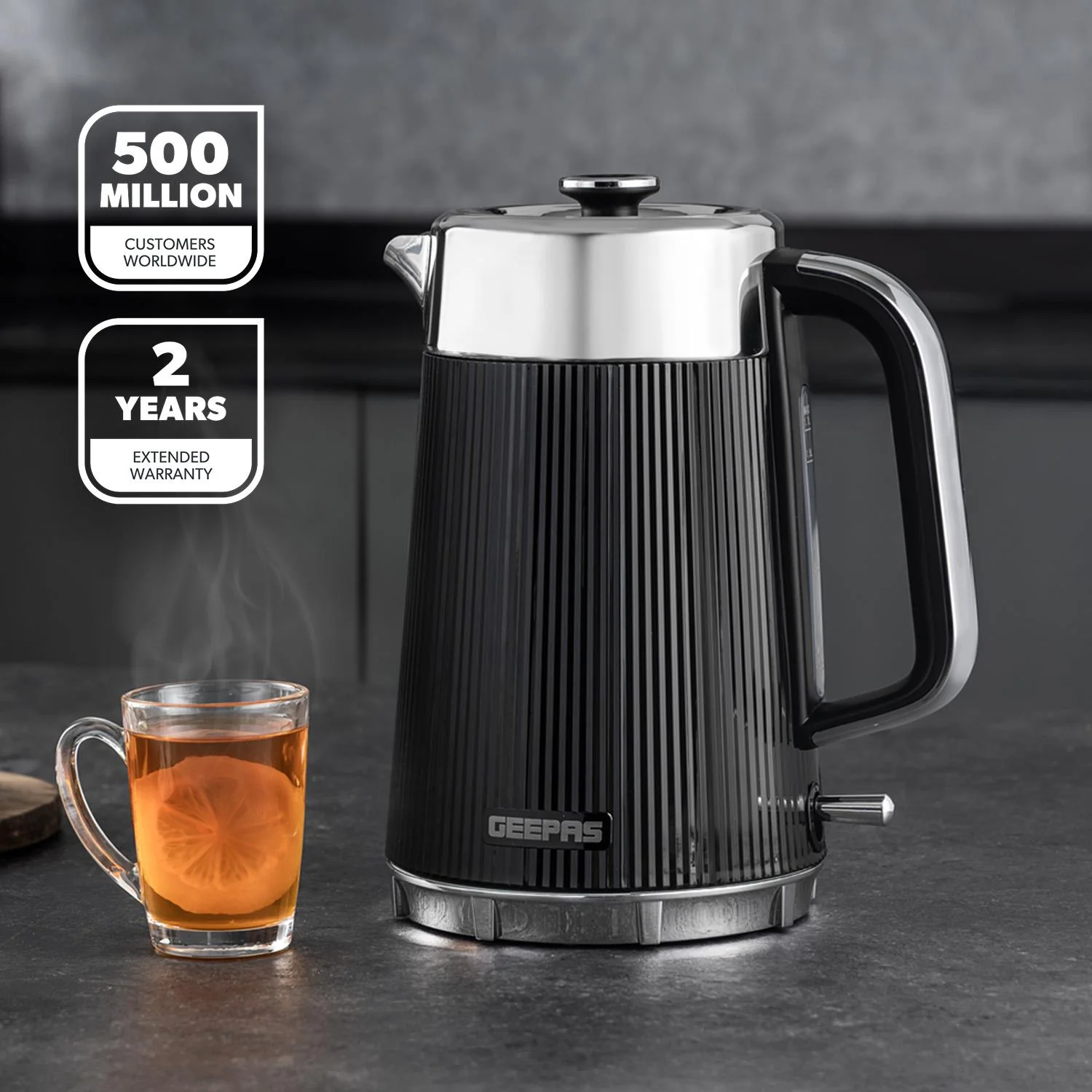 1.5L Digital Filter Coffee Machine, 1.7L Electric Kettle & 2-Slice Toaster Set - Image 6