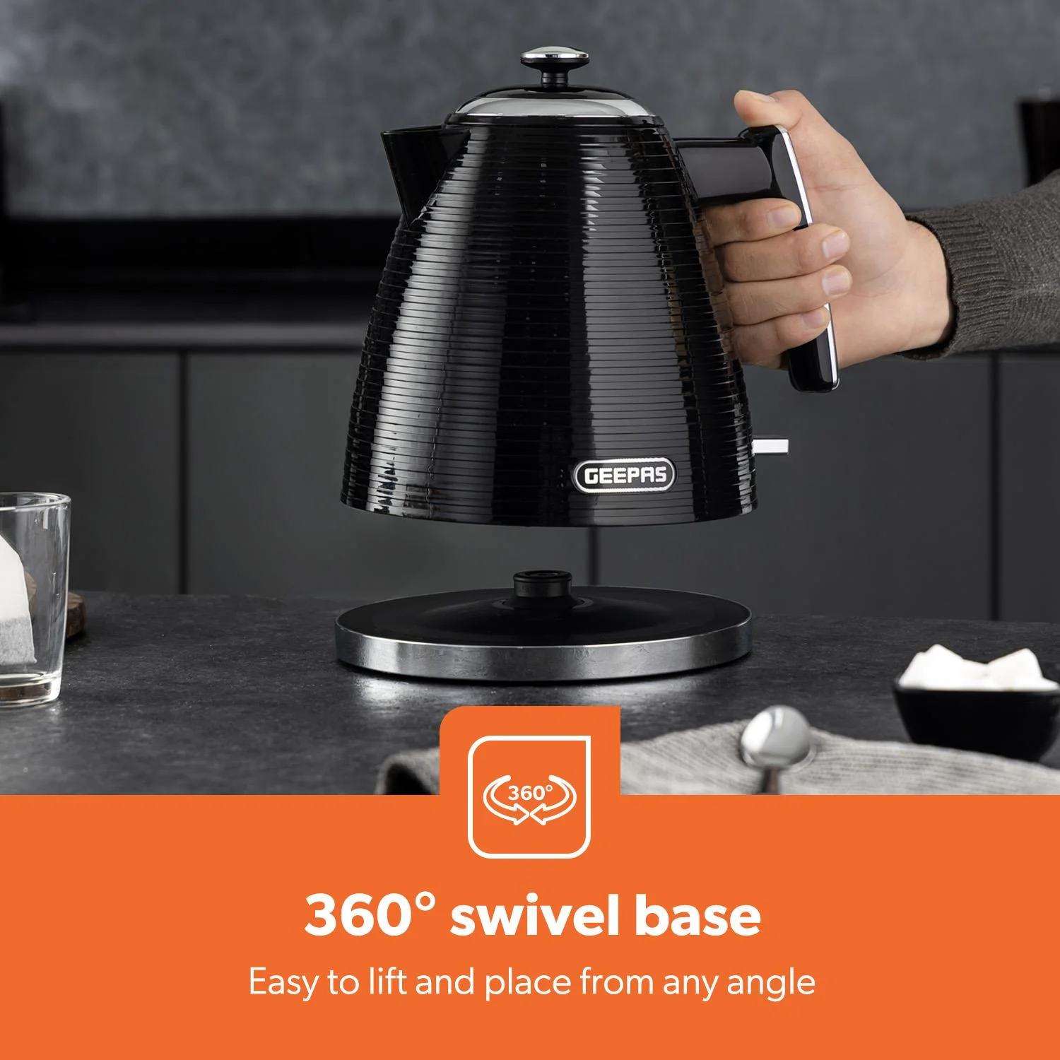 1.5L Filter Coffee Machine, 1.7L Electric Kettle & 4-Slice Toaster Set - Image 8