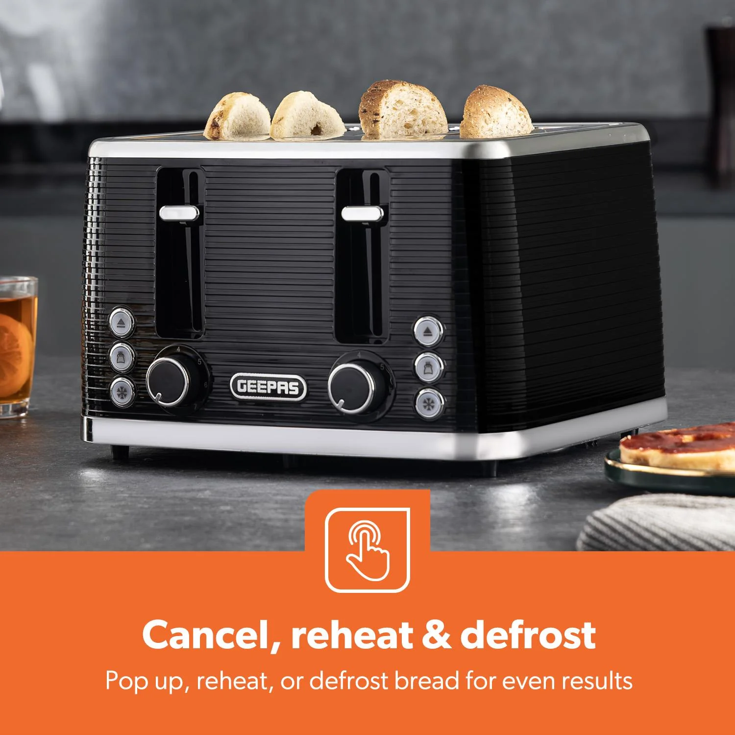 1.5L Filter Coffee Machine & 4-Slice Toaster Combo Set - Image 7