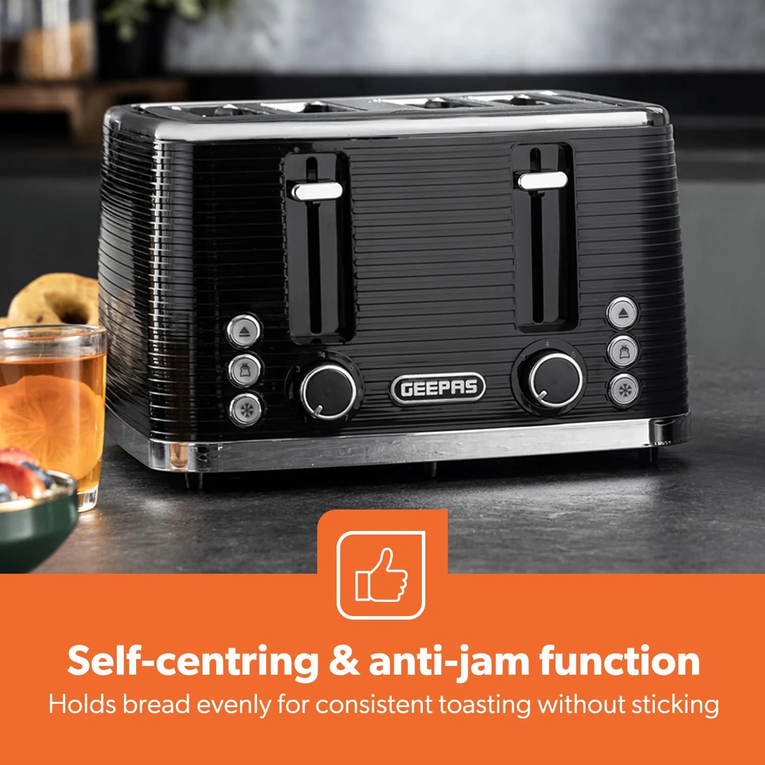 1.5L Filter Coffee Machine & 4-Slice Toaster Combo Set - Image 8