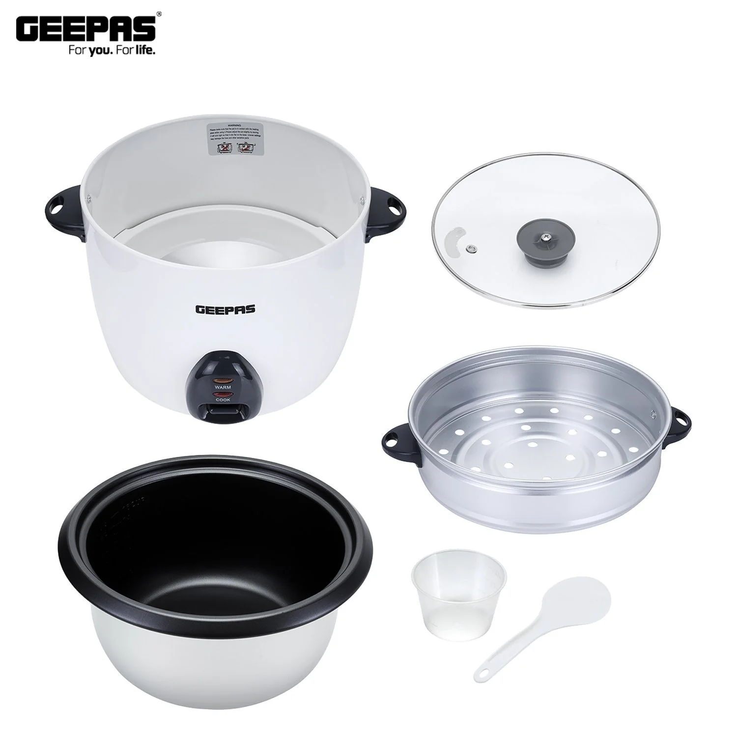 Rice Cooker With Steamer 1.5L - Image 4