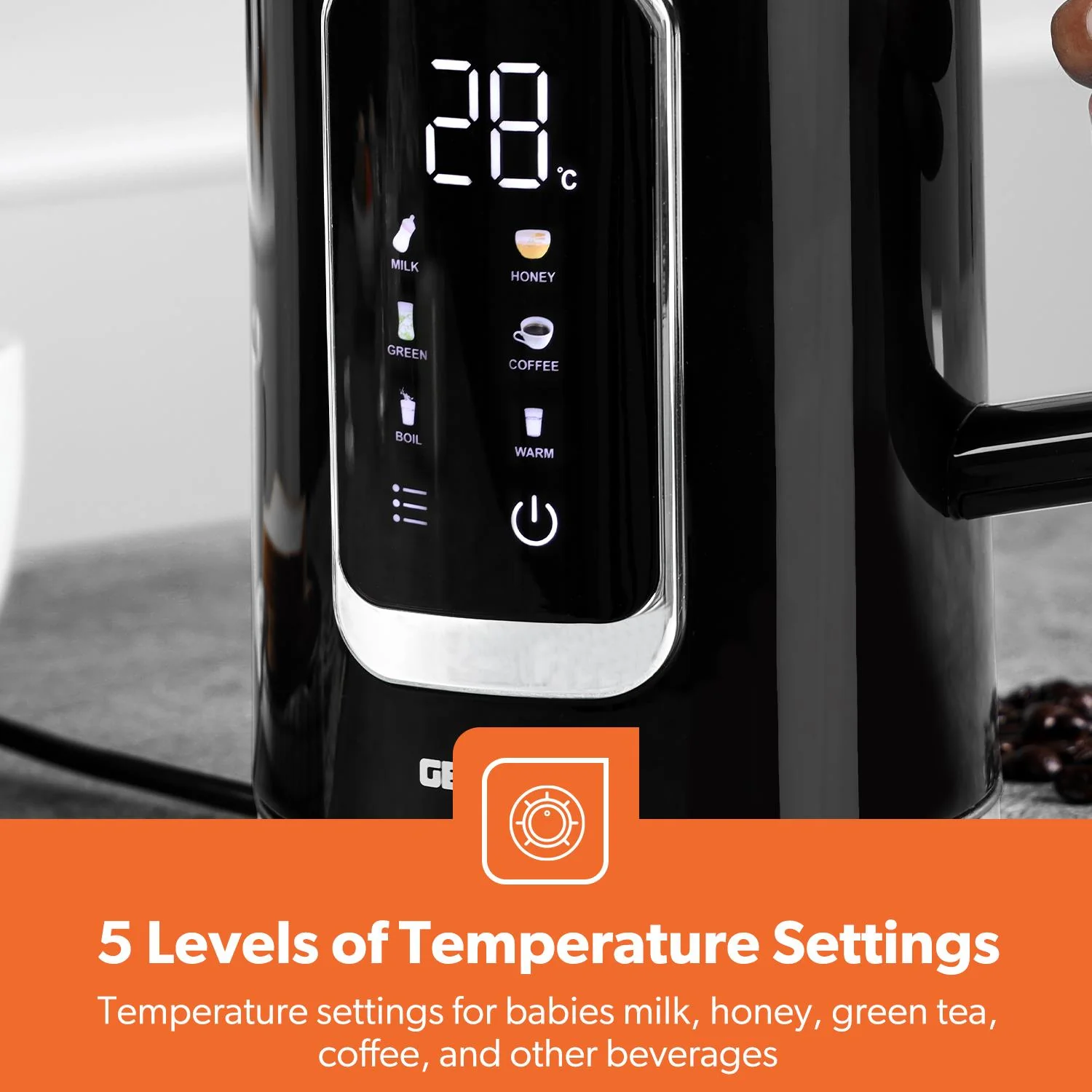 1.7L Digital Electric Kettle, 2-Slice Toaster & Microwave Set - Image 8