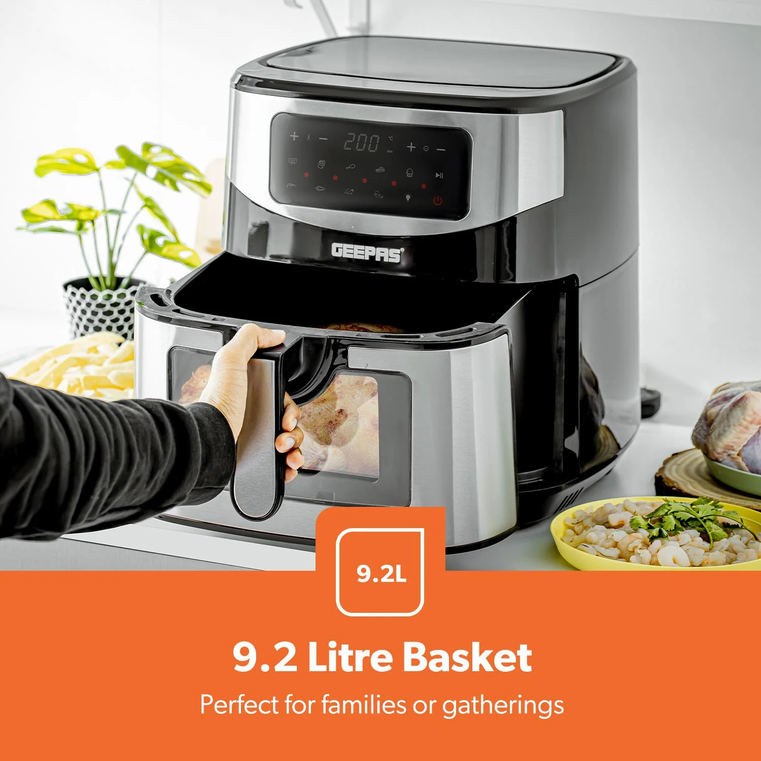 1.7L Electric Kettle, 2 Slice Toaster and 9.2L Air Fryer Bundle - Image 10