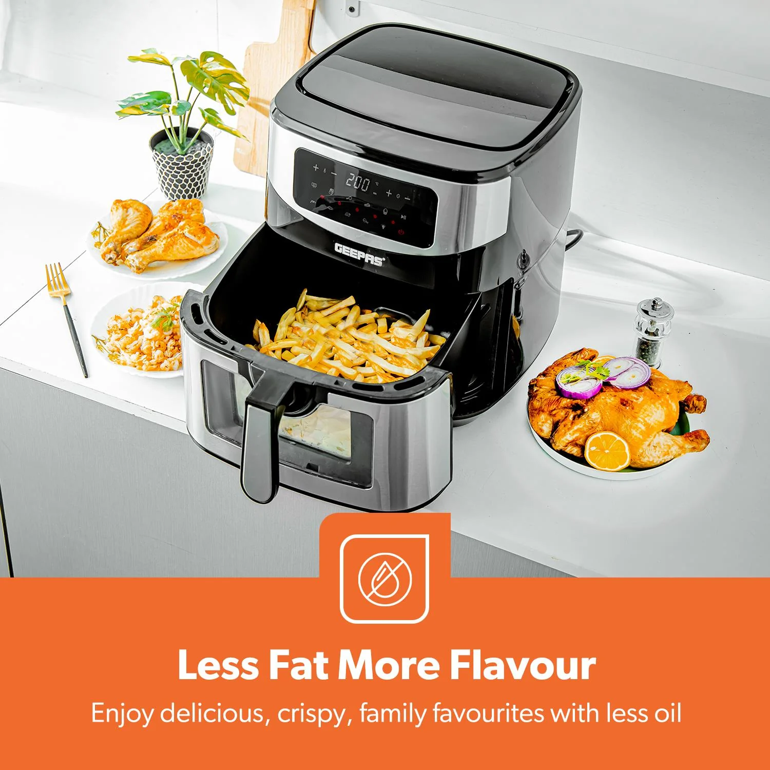 1.7L Electric Kettle, 2 Slice Toaster and 9.2L Air Fryer Bundle - Image 8