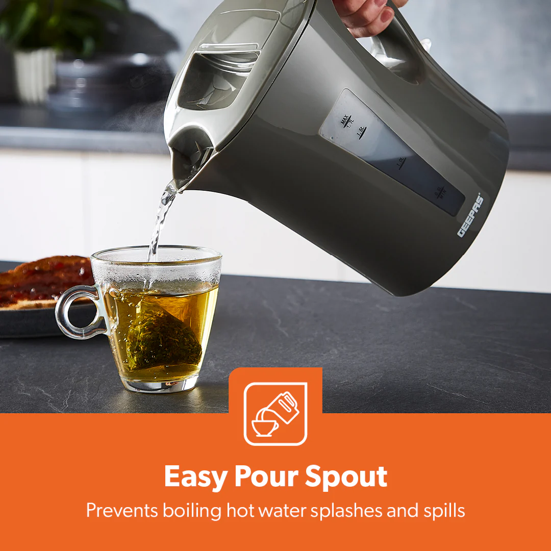 1.7L 'Nordic Grey' Rapid Boil Electric Kettle - Image 3
