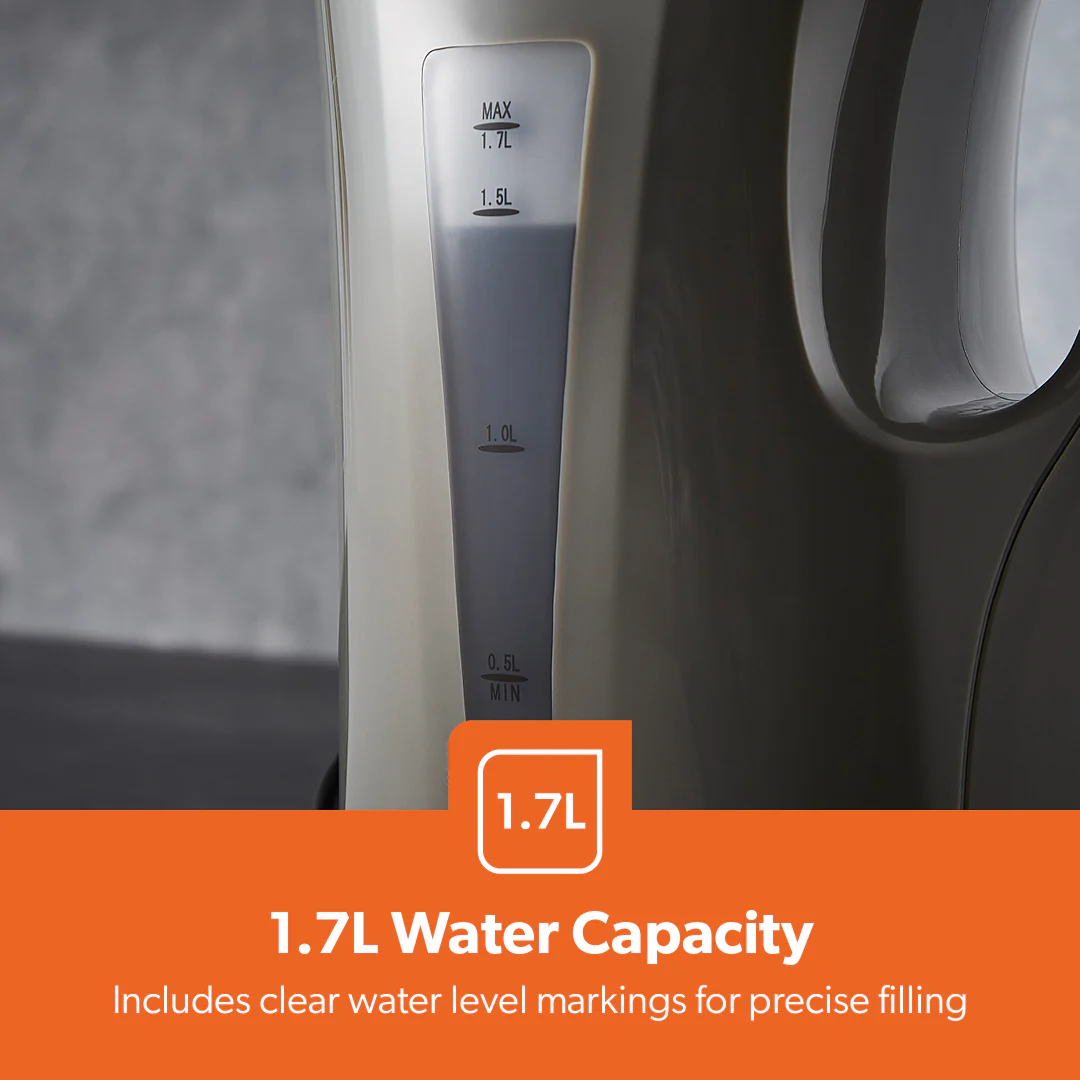 1.7L 'Nordic Grey' Rapid Boil Electric Kettle - Image 4