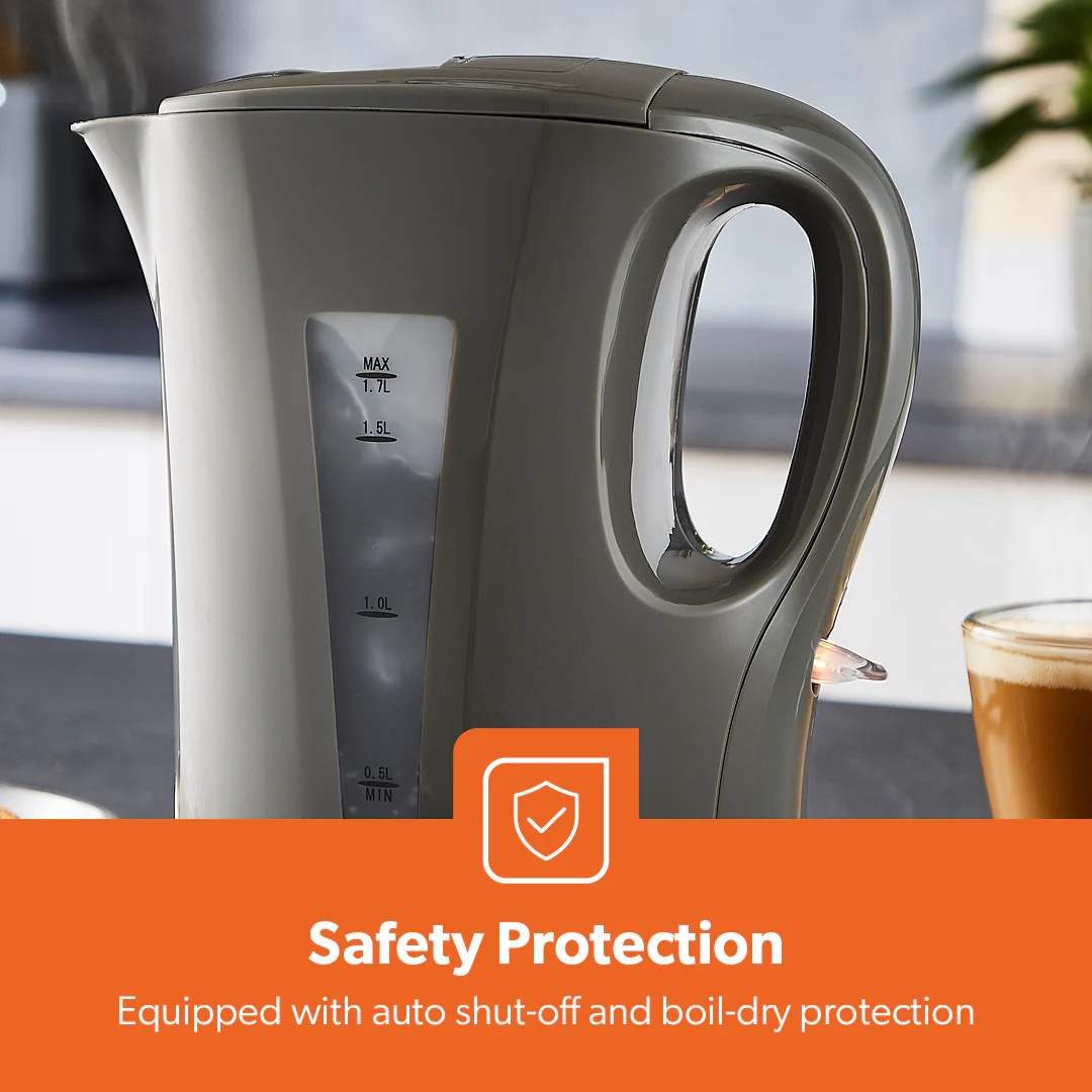 1.7L 'Nordic Grey' Rapid Boil Electric Kettle - Image 6