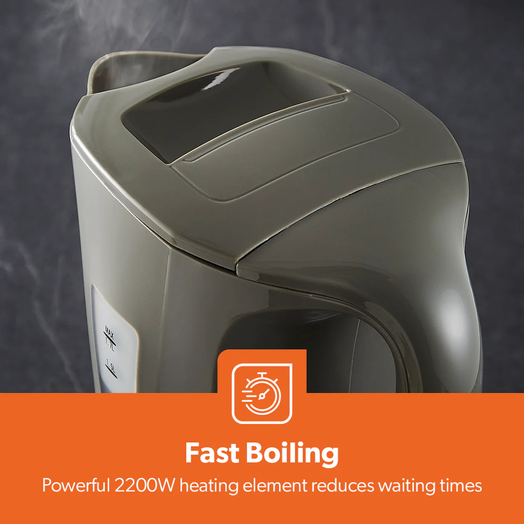 1.7L 'Nordic Grey' Rapid Boil Electric Kettle - Image 7