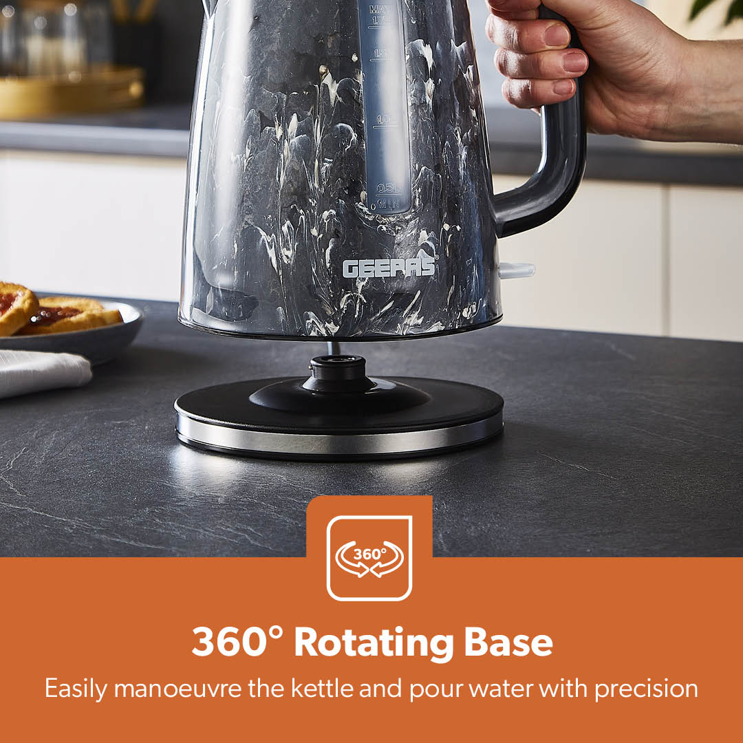 1.7L Rapid-Boil Cordless Electric Jug Kettle (2200W) - Image 4