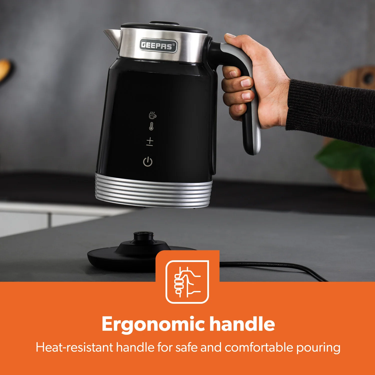 1.7L Stainless-Steel Smart Kettle Alexa Google Voice 2200W - Image 5