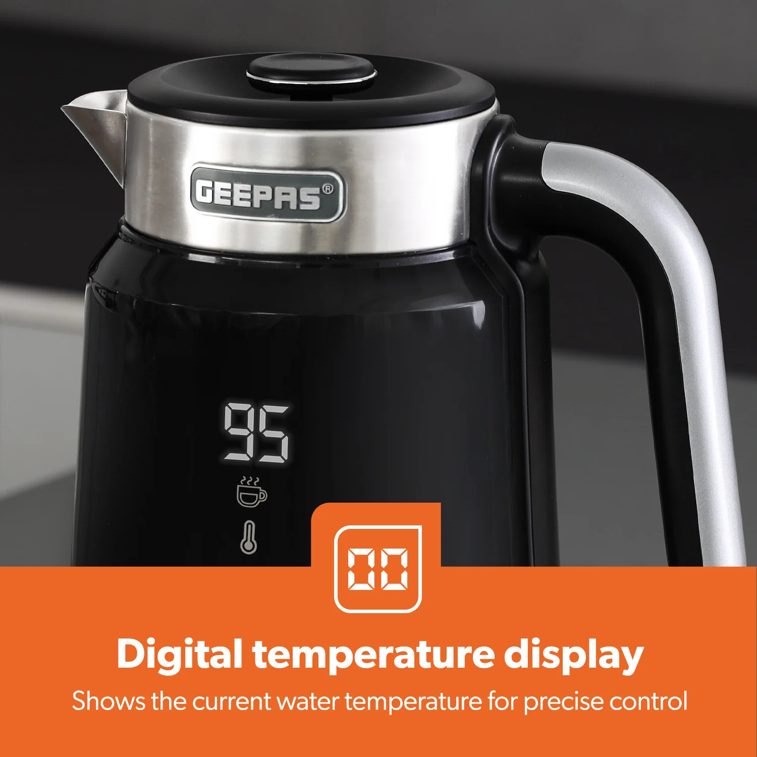 1.7L Stainless-Steel Smart Kettle Alexa Google Voice 2200W - Image 6