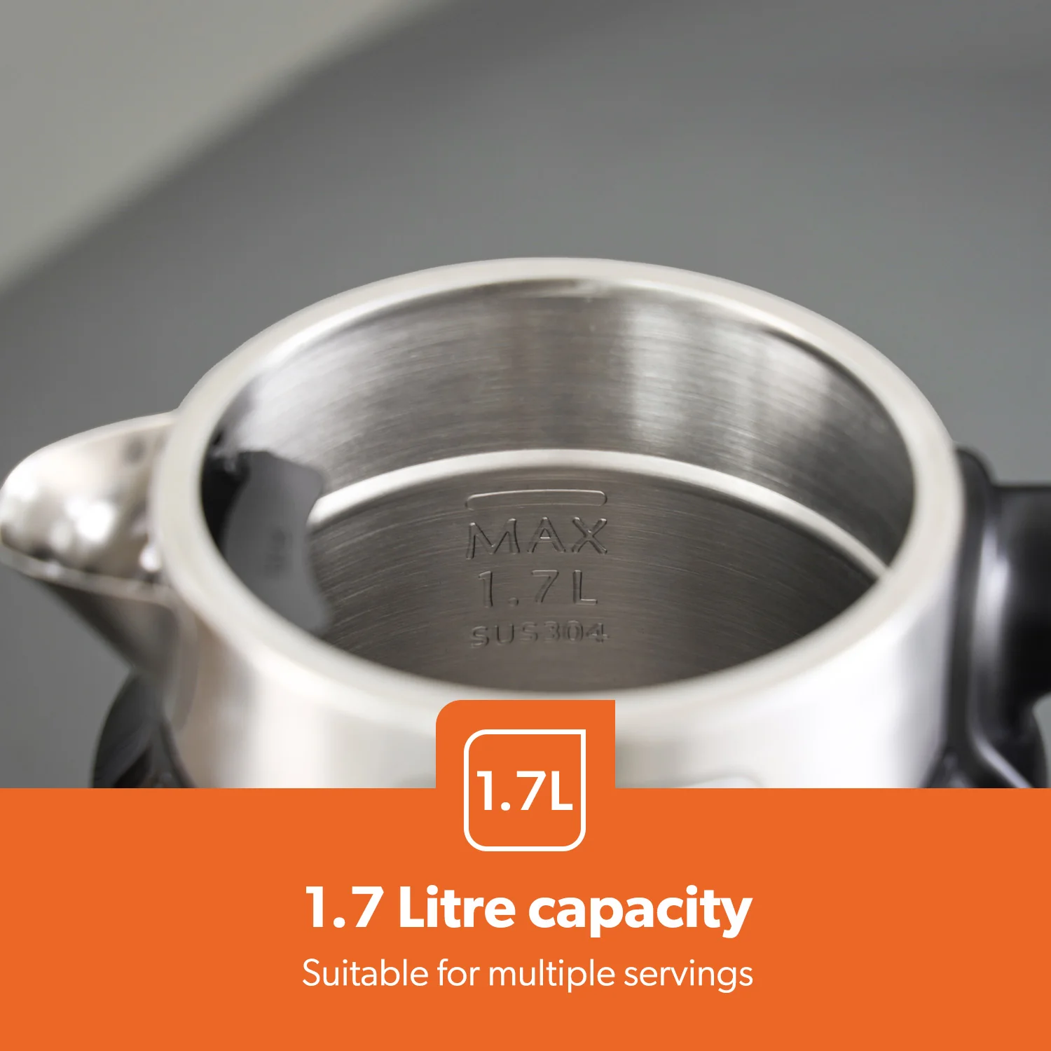 1.7L Stainless-Steel Smart Kettle Alexa Google Voice 2200W - Image 7