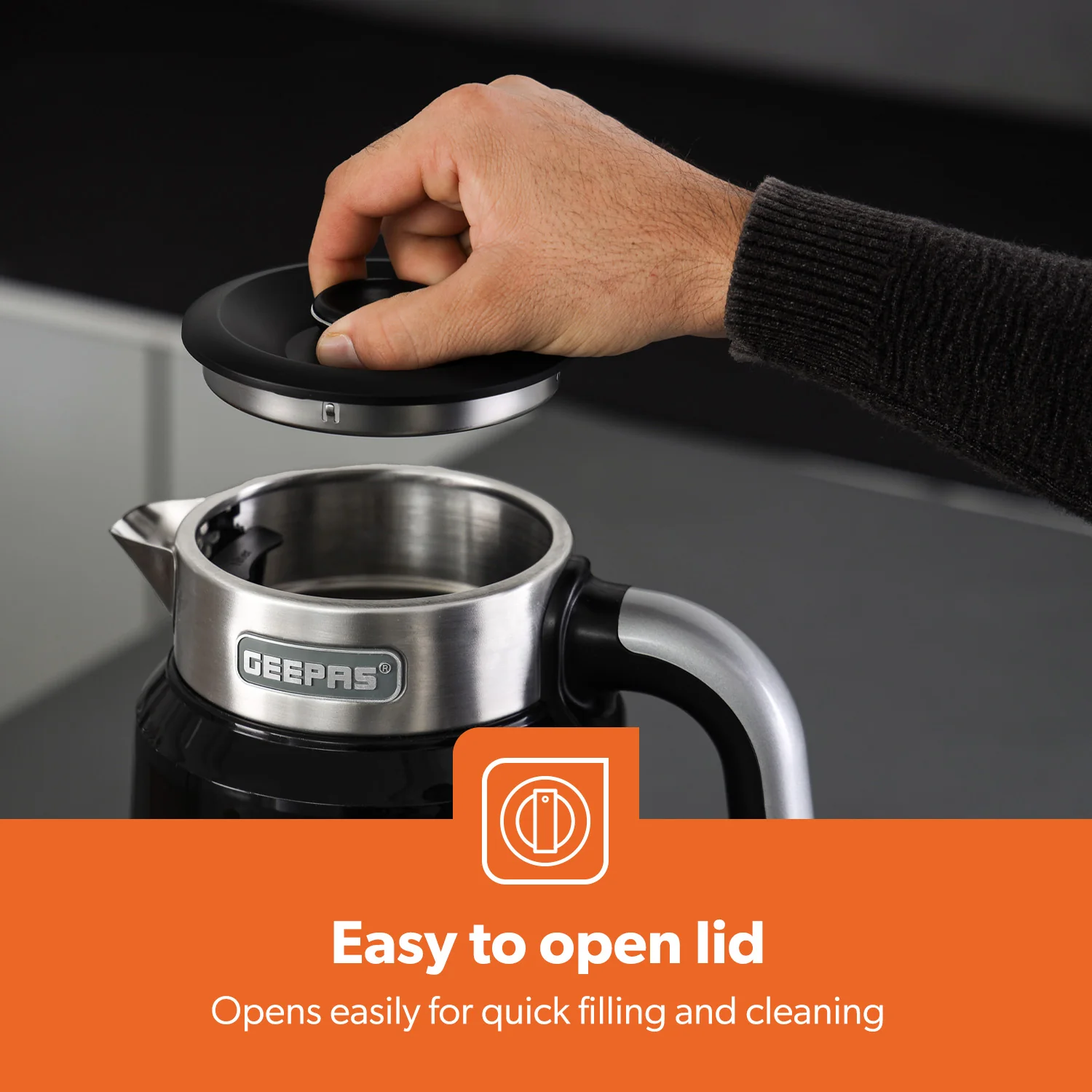 1.7L Stainless-Steel Smart Kettle Alexa Google Voice 2200W - Image 8