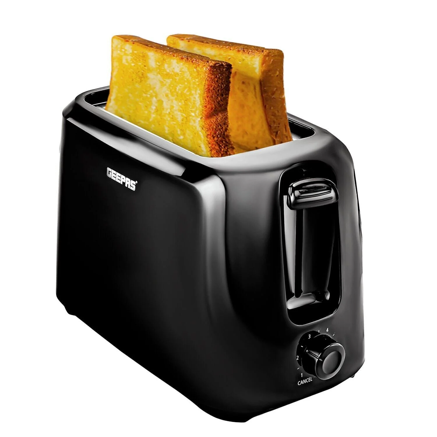 1.8L Black Electric Glass Kettle and Two-Slice Toaster Set - Image 4