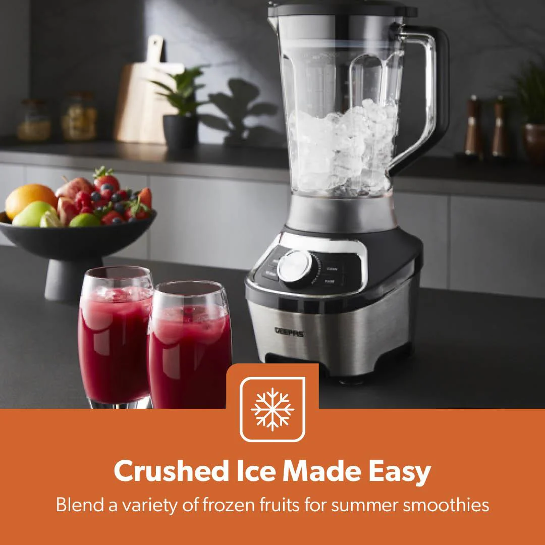 1.8L Quad-Blade 1200W Stand Blender With Variable Speed & Pulse - Image 3