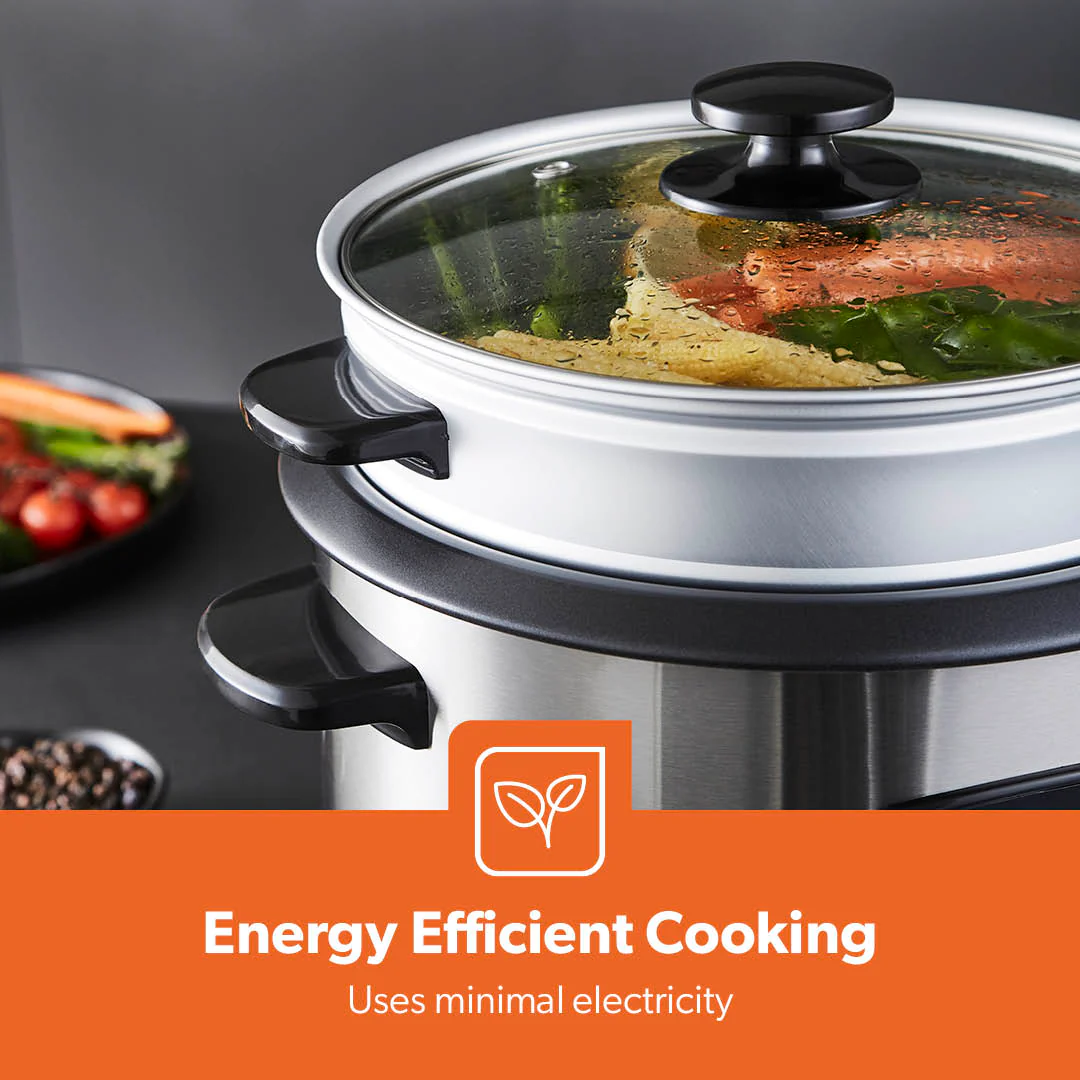 1.8L Non-Stick Stainless Steel Rice Cooker and Steamer 700W - Image 5