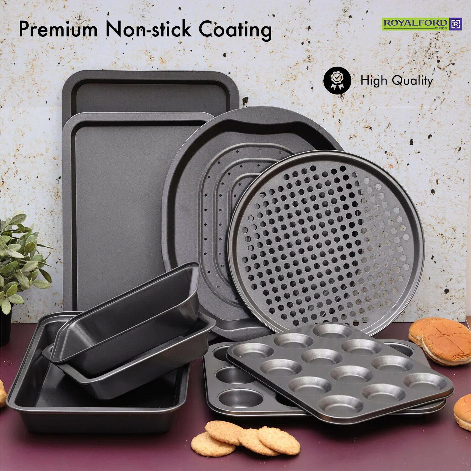 Non-Stick Steel Bakeware Set (10pcs) - Image 3
