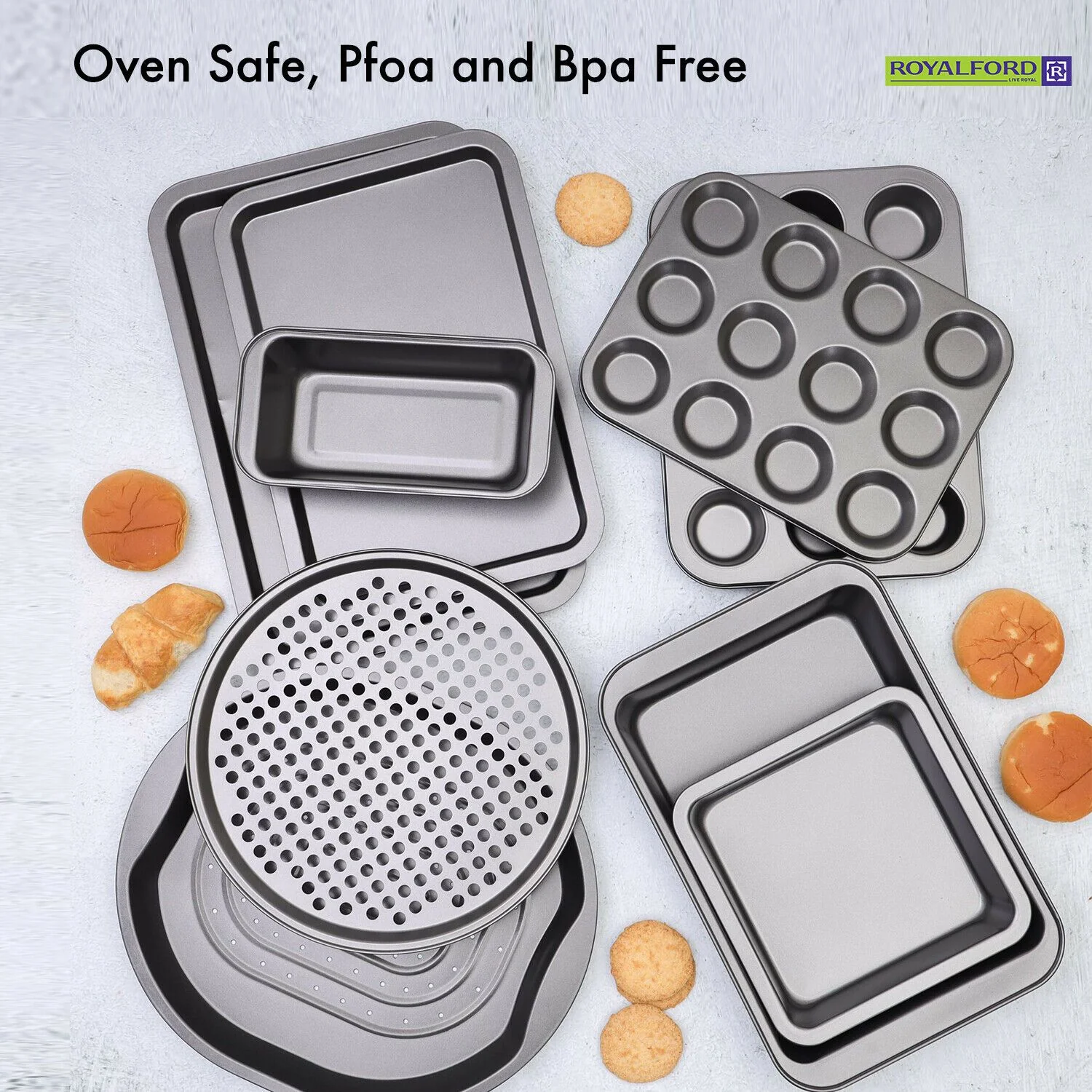 Non-Stick Steel Bakeware Set (10pcs) - Image 4