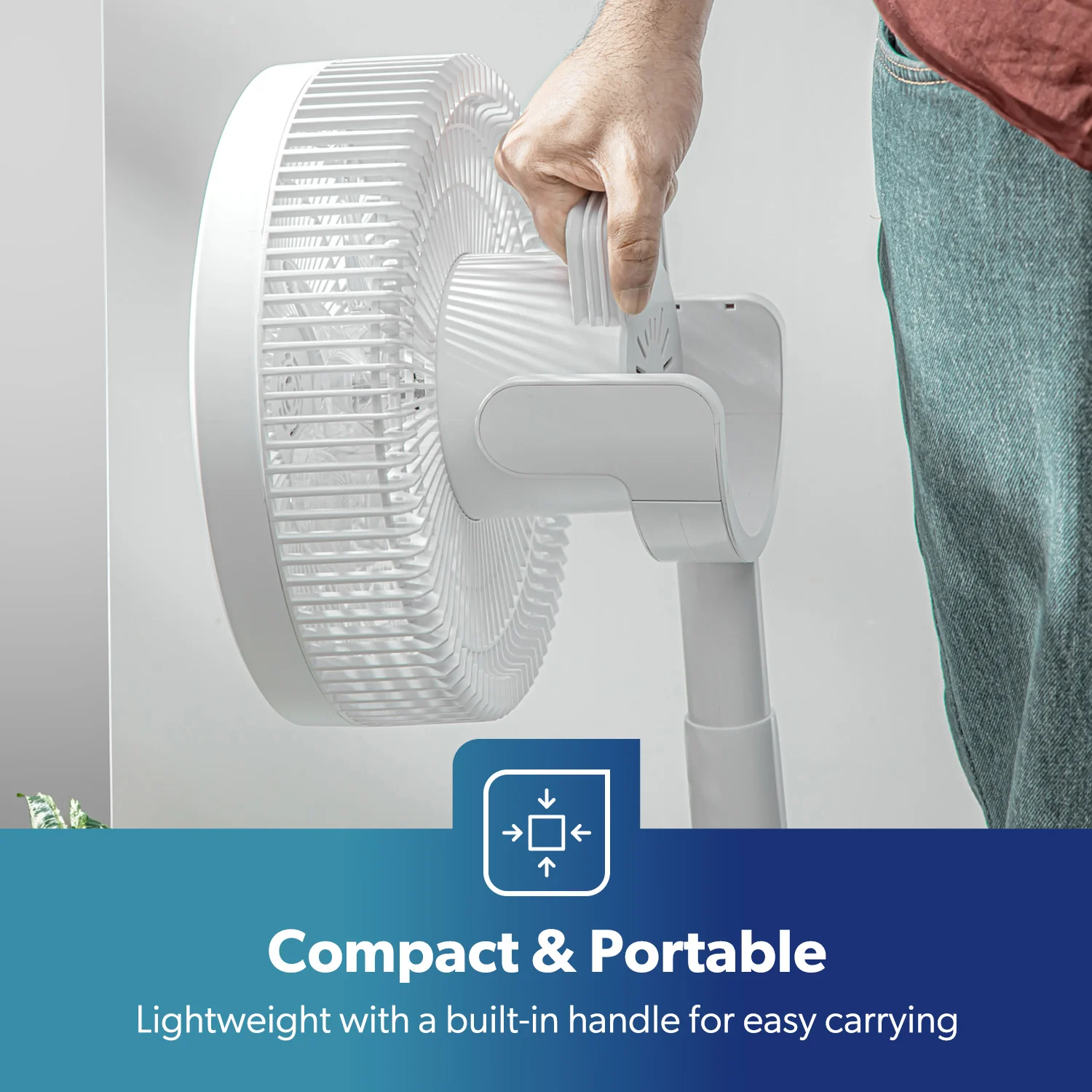 10" Portable DC Remote Controlled Desk Fan - Image 8