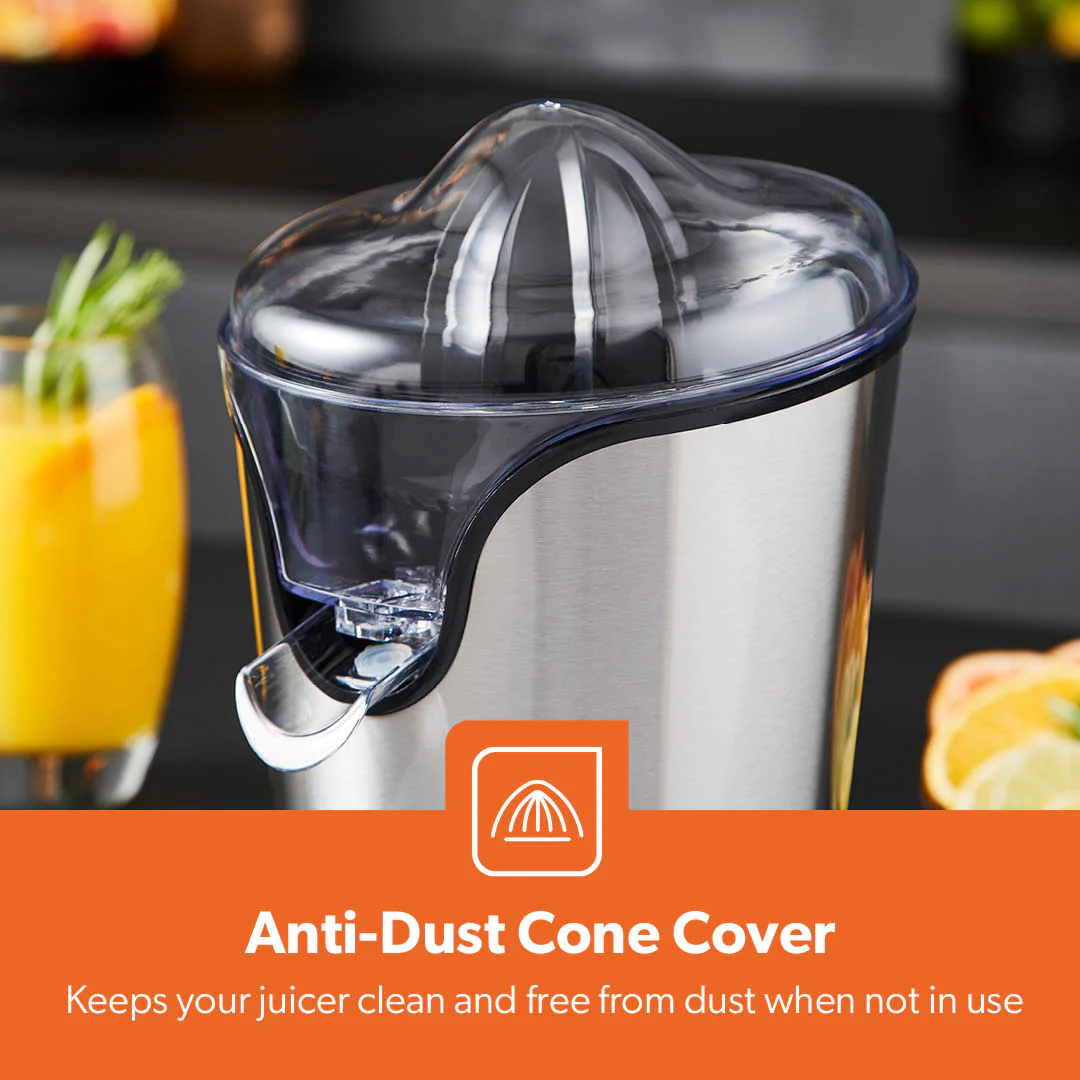 100W Silver Electric Juice Maker & Citrus Squeezer - Image 11