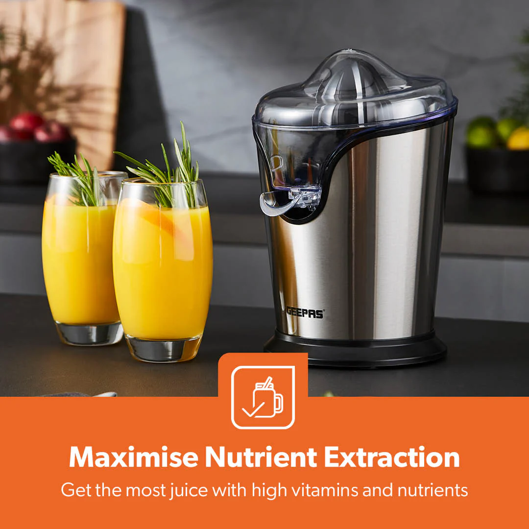 100W Silver Electric Juice Maker & Citrus Squeezer - Image 5