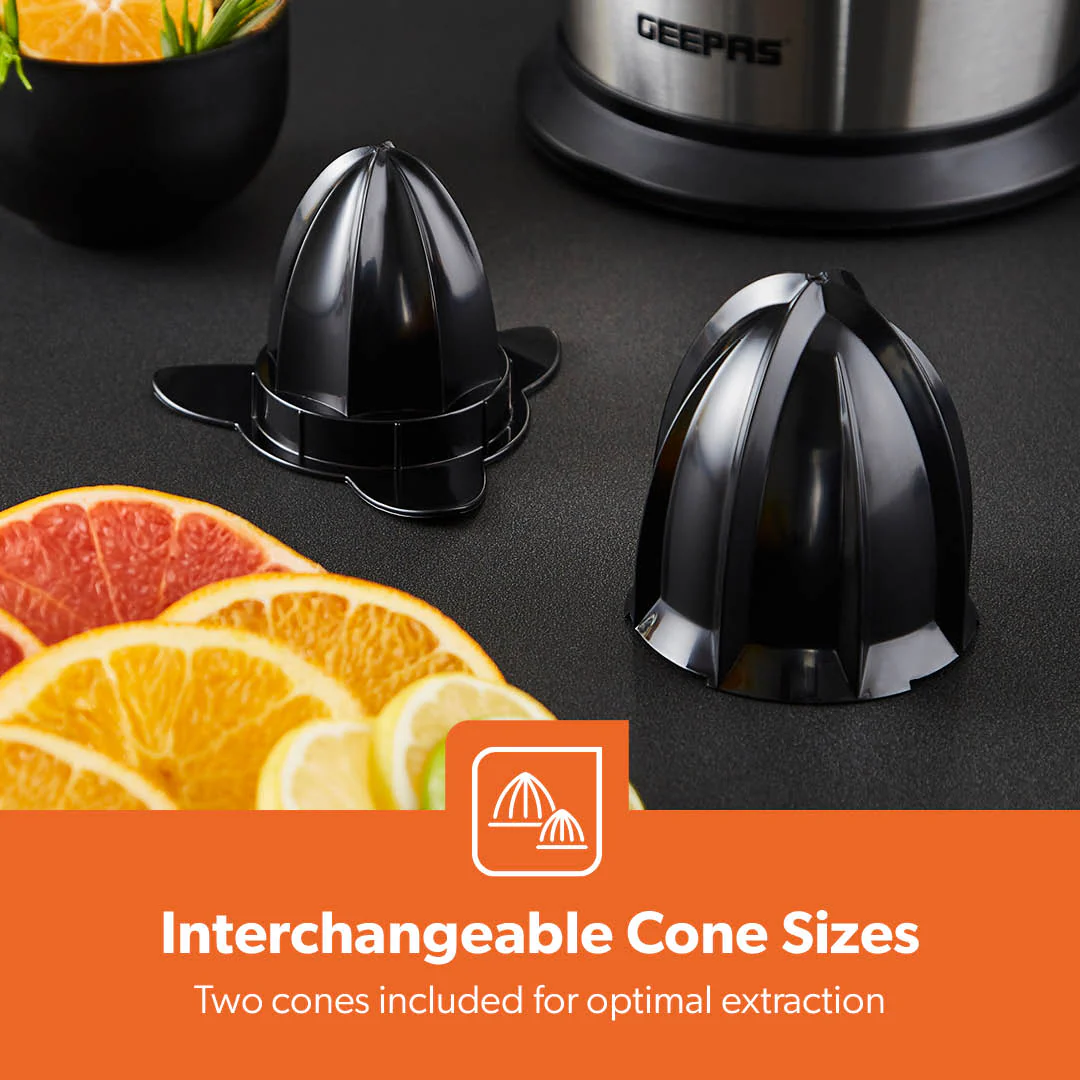 100W Silver Electric Juice Maker & Citrus Squeezer - Image 6