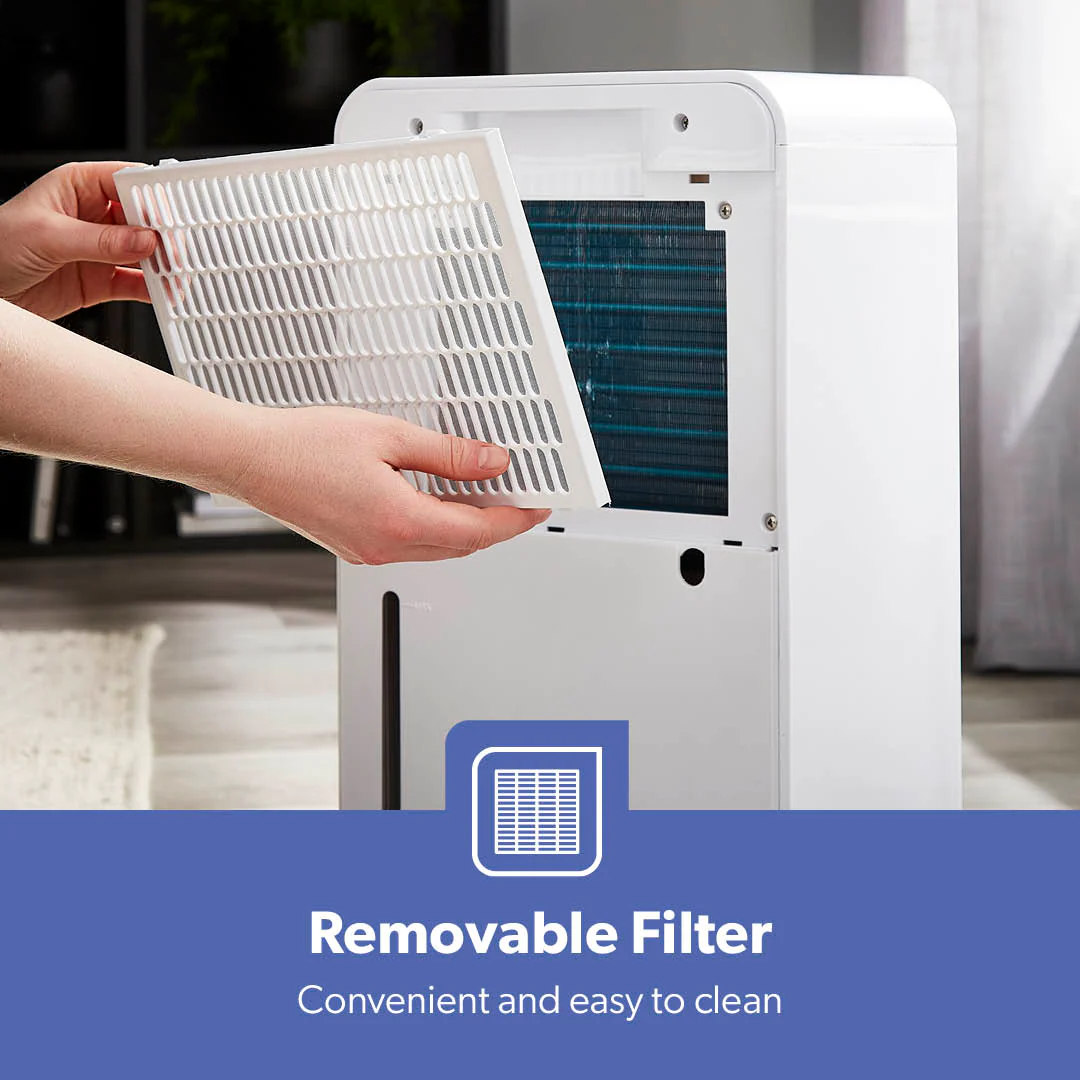 12L Low-Energy Dehumidifier Touchscreen Moisture Control - Image 7