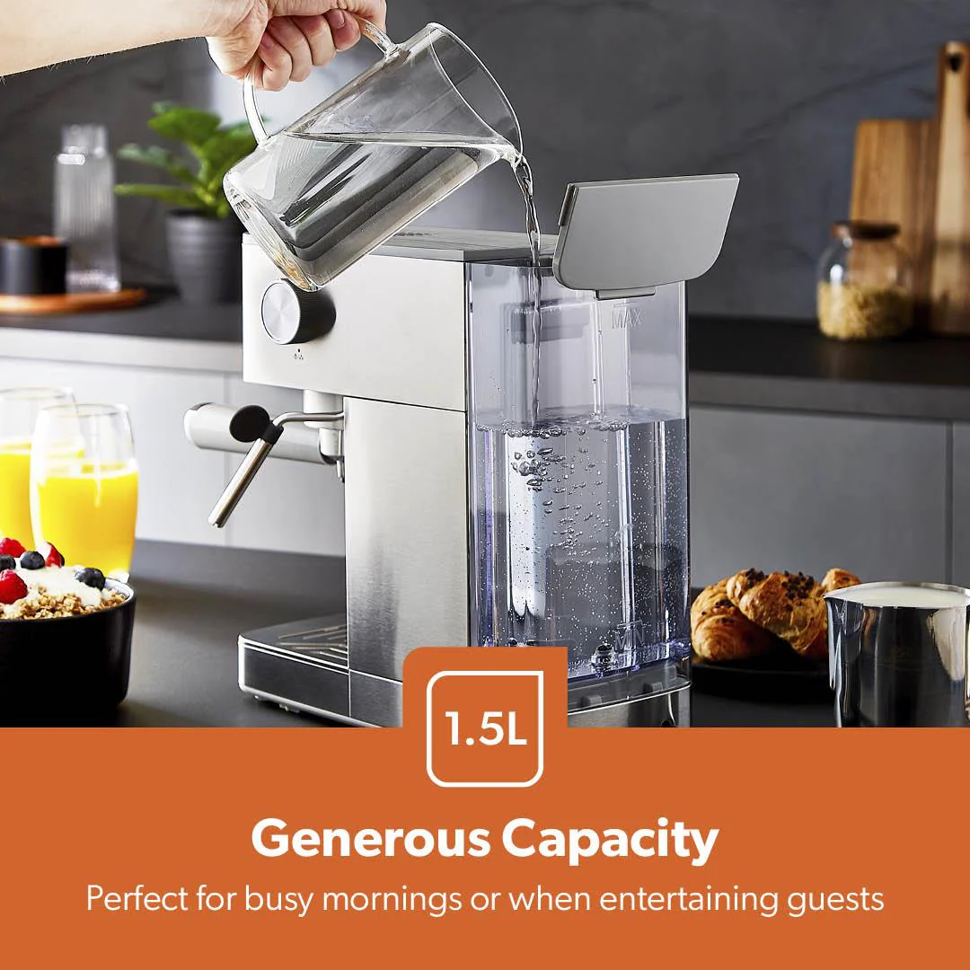 1450W Cappuccino Coffee Machine & 200W Coffee Grinder Set - Image 4