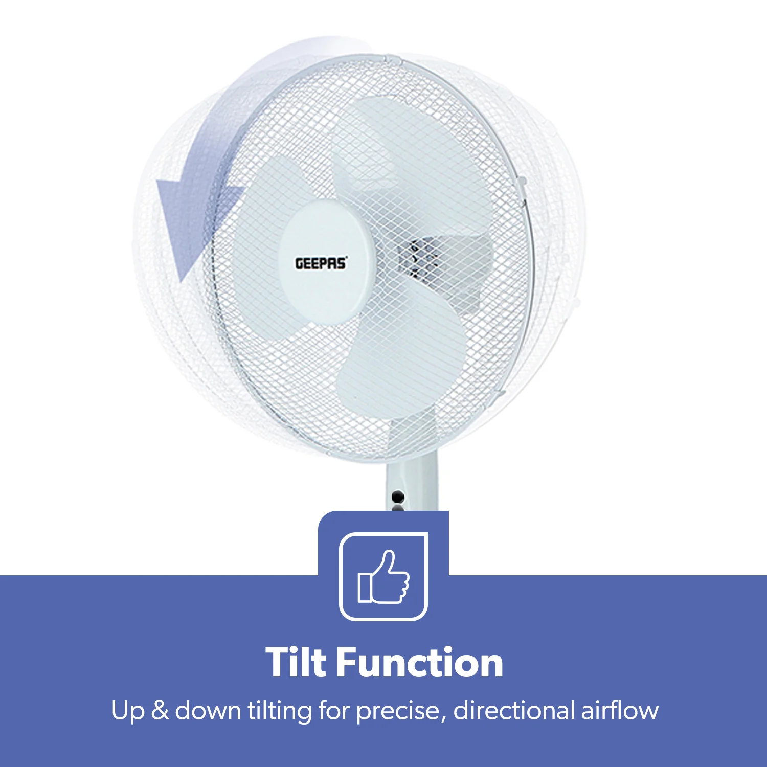 16 Inch White Oscillating Electric Pedestal Fan - Image 8