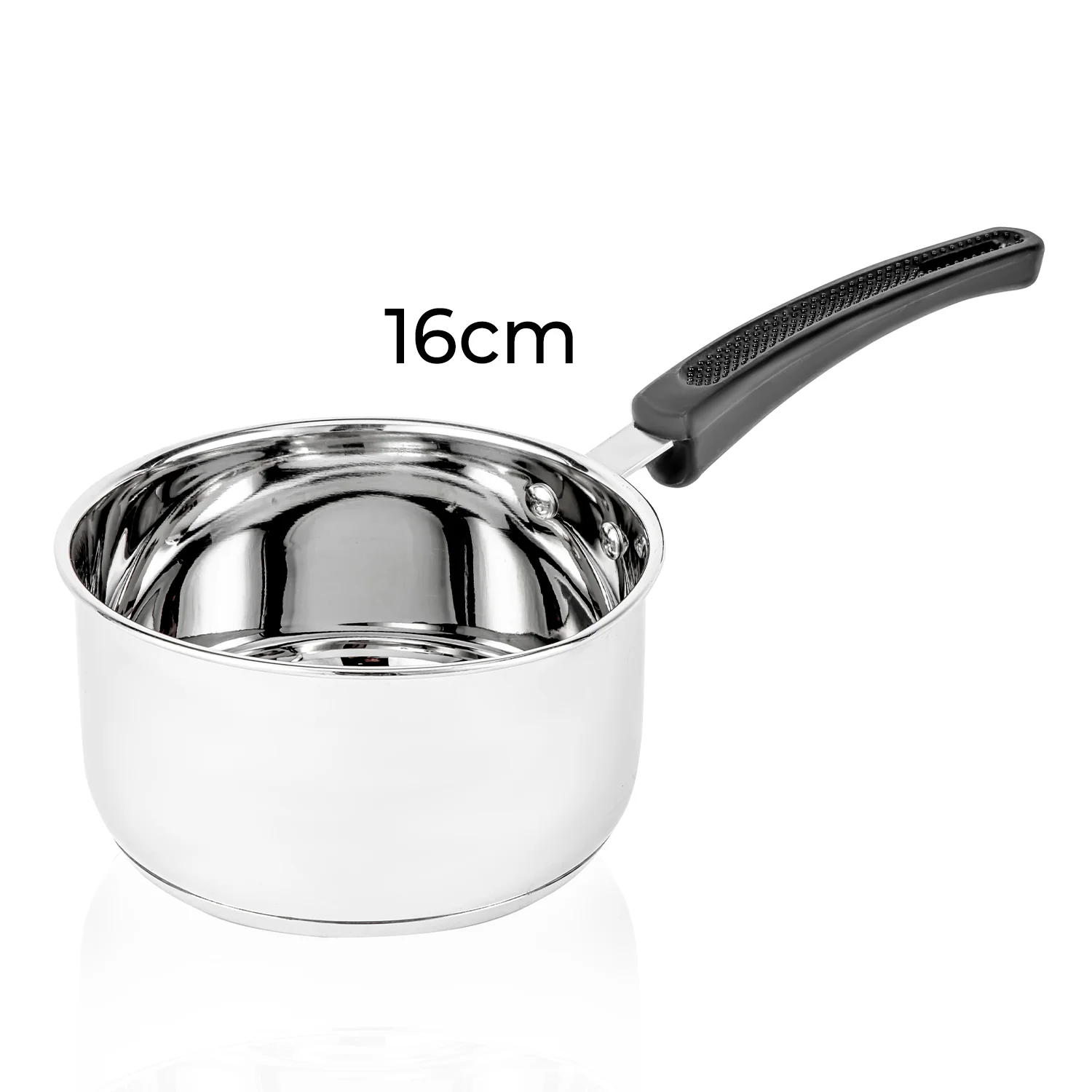 16cm Stainless Steel Heavy-Gauge Tri-Ply Saucepan - Image 7