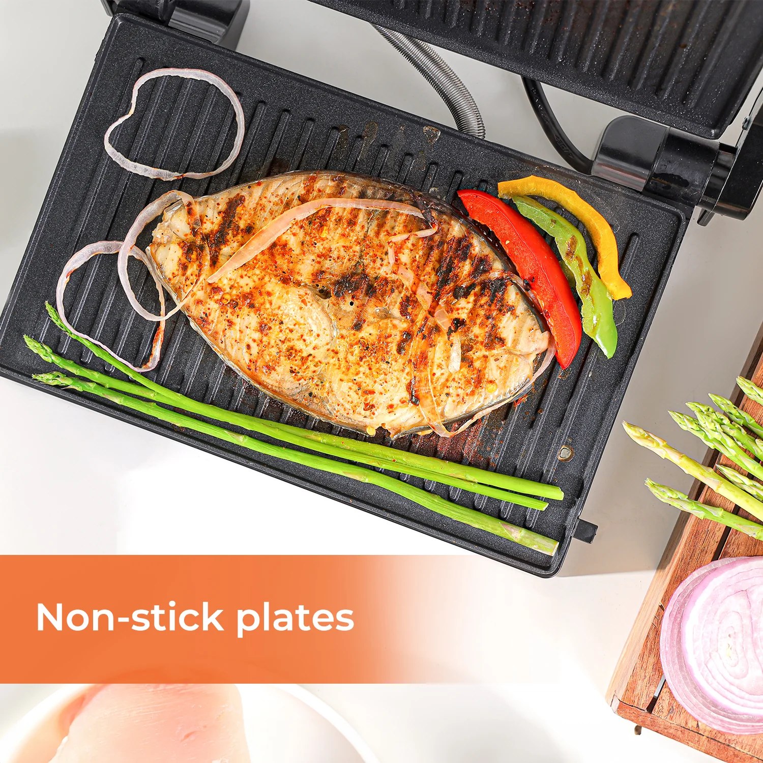 180° Stainless Steel Electric Sandwich Grill and Panini Press - Image 6