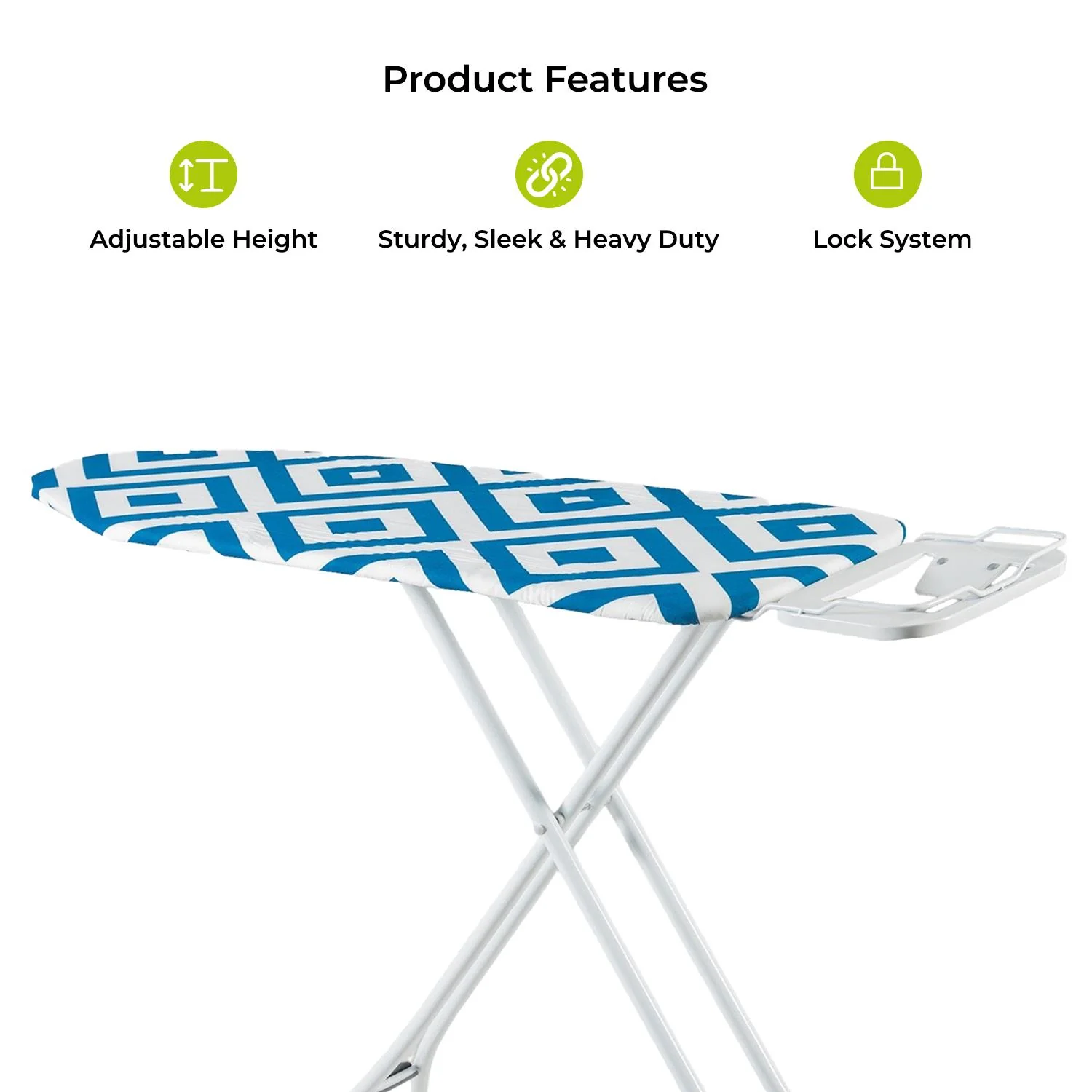 1800W Fast Heat-Up Steam Clothes Iron & Ironing Board Set - Image 6
