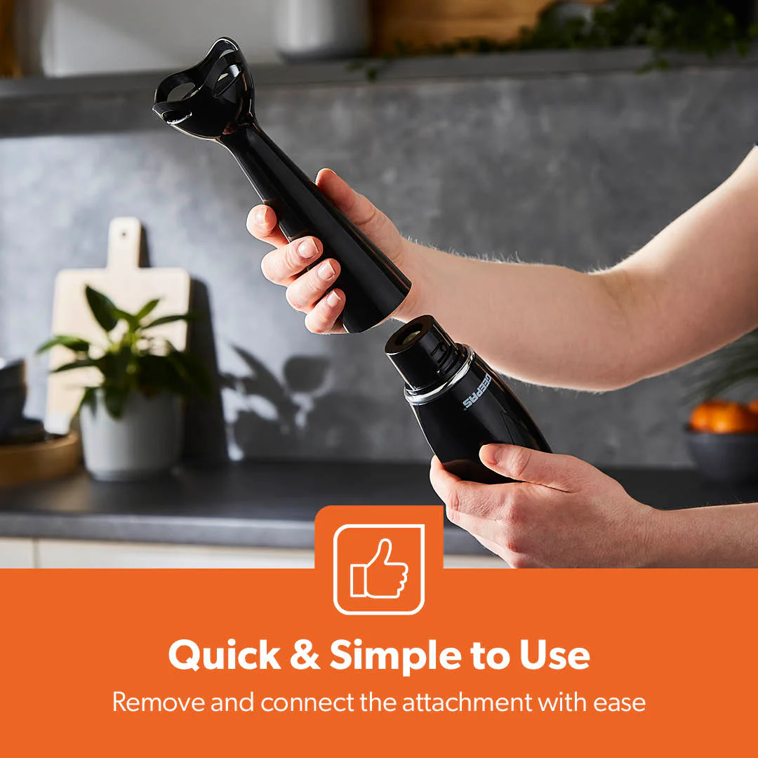180W Black Hand Stick Blender and Mixer - Image 4