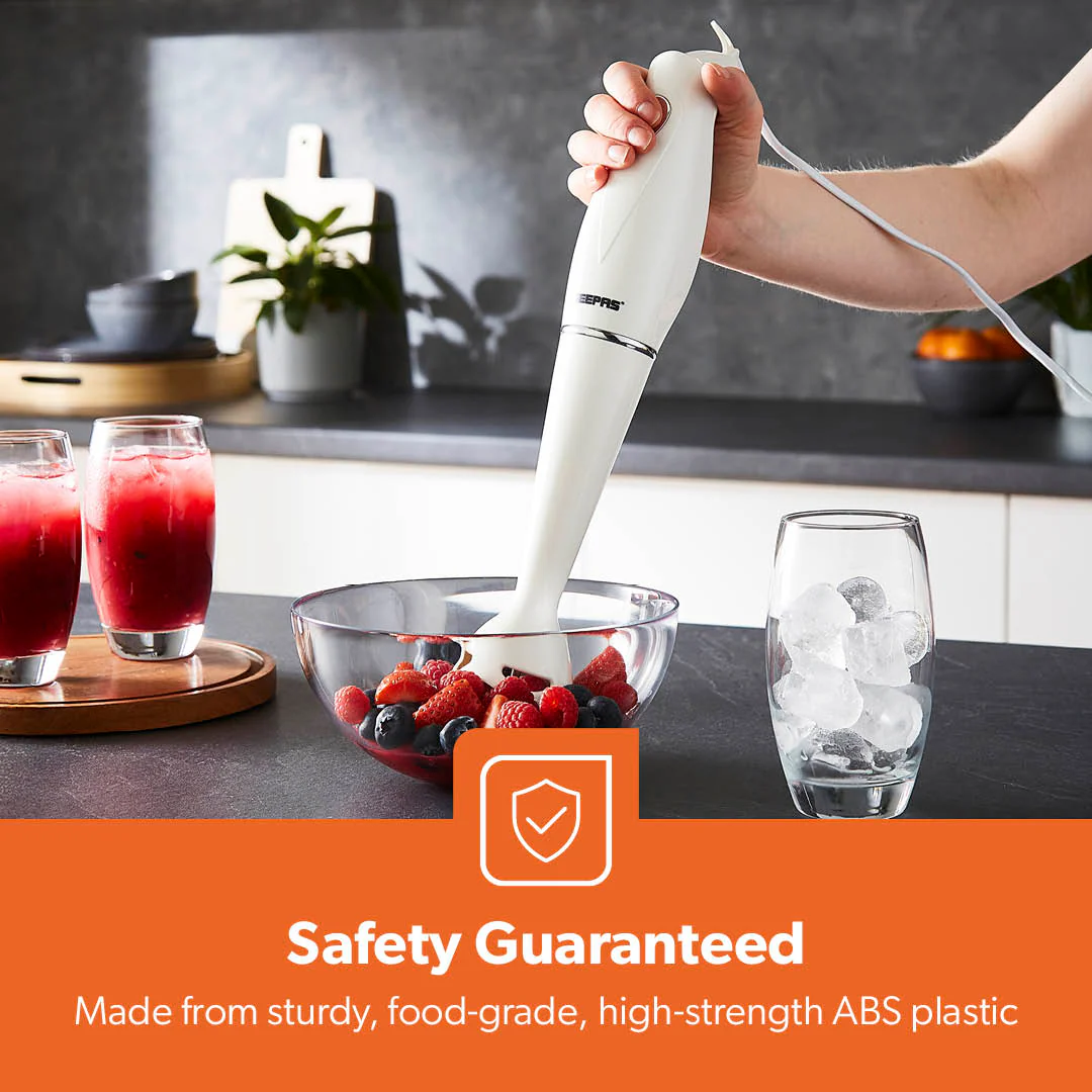180W White Immersion Blender and Hand Mixer - Image 3