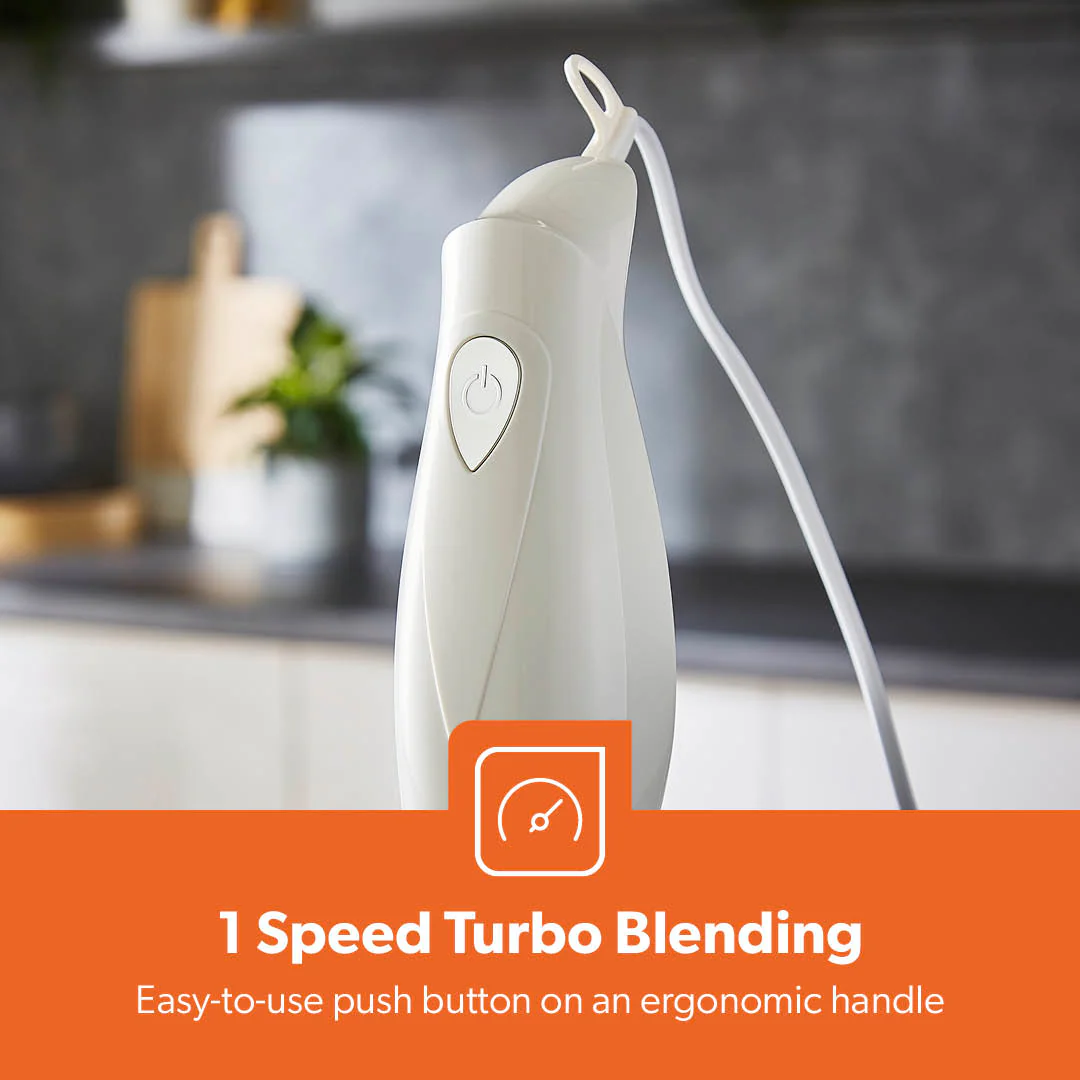 180W White Immersion Blender and Hand Mixer - Image 4