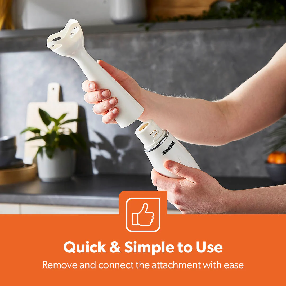 180W White Immersion Blender and Hand Mixer - Image 5