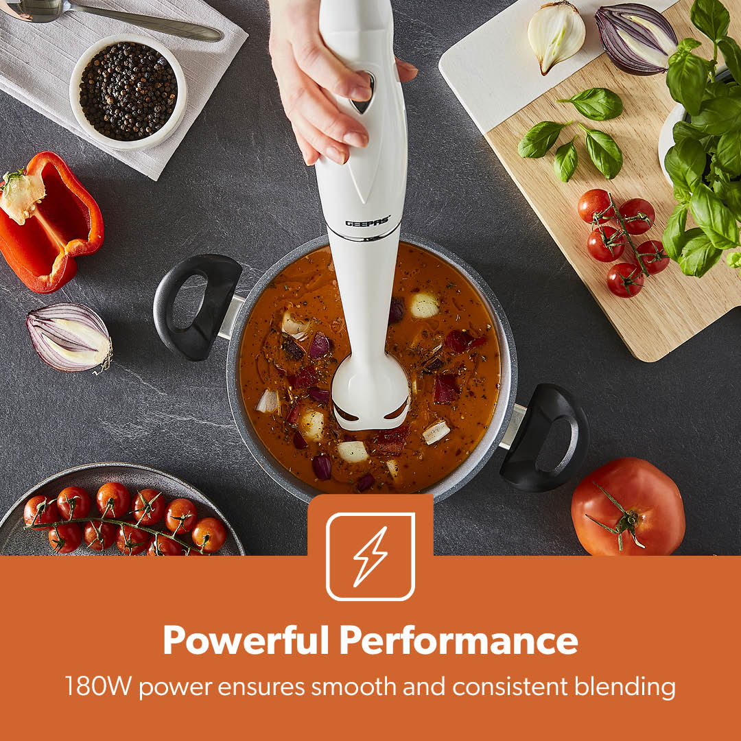 180W White Immersion Blender and Hand Mixer - Image 6