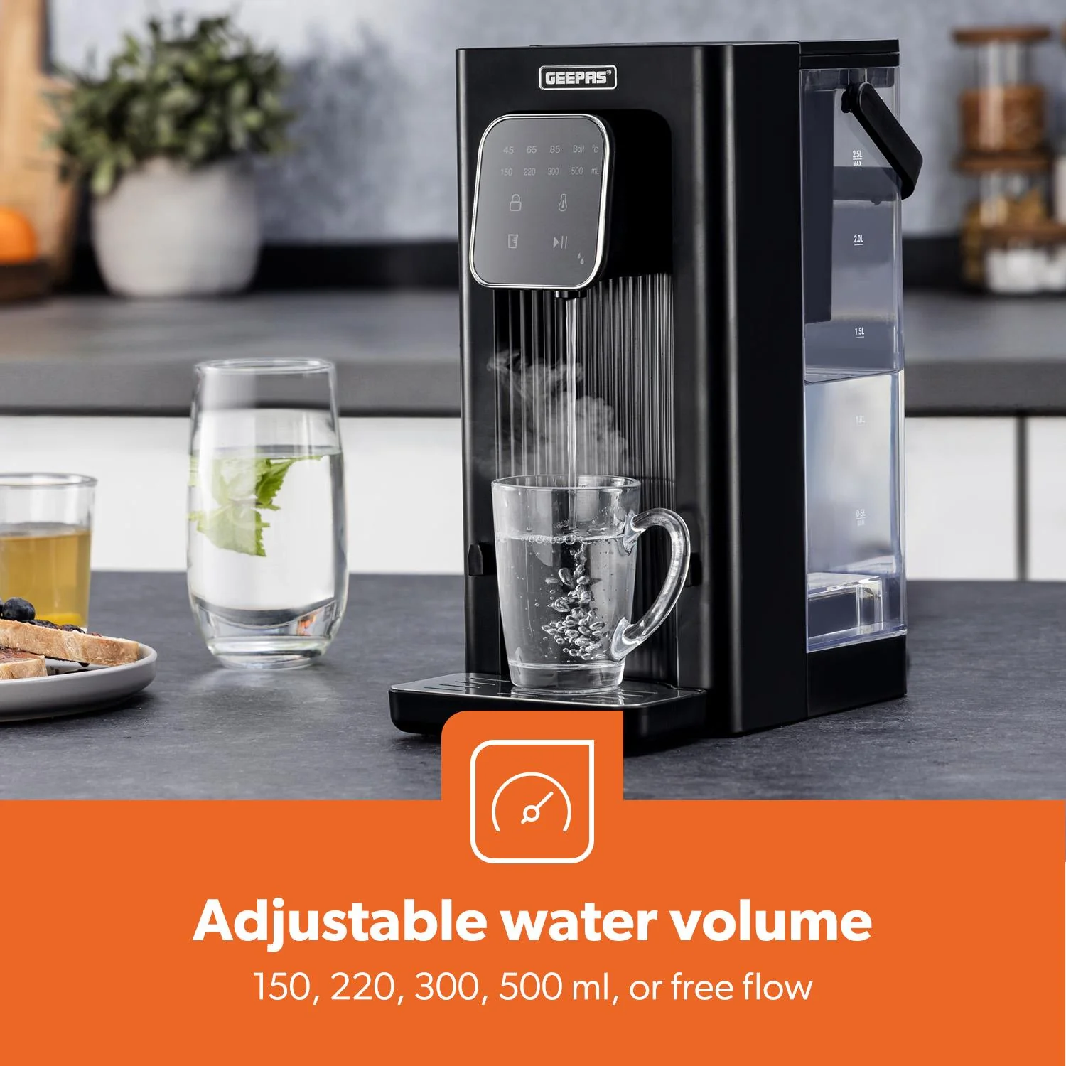 2.5L Digital Instant Hot Water Dispenser With Strix Filter - Image 3