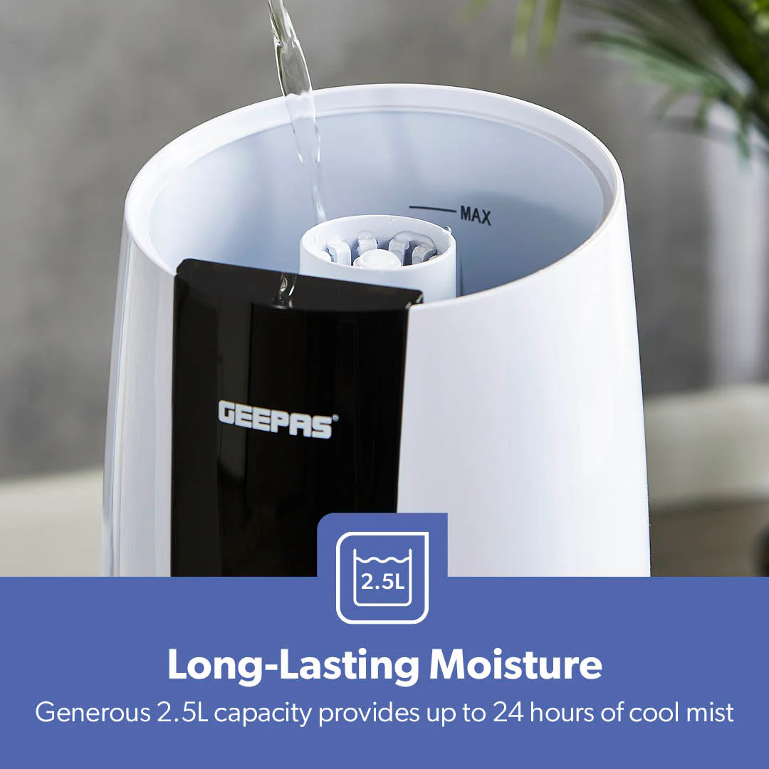 2.6L Ultrasonic 2-Speed Cool Mist Humidifier - Image 4