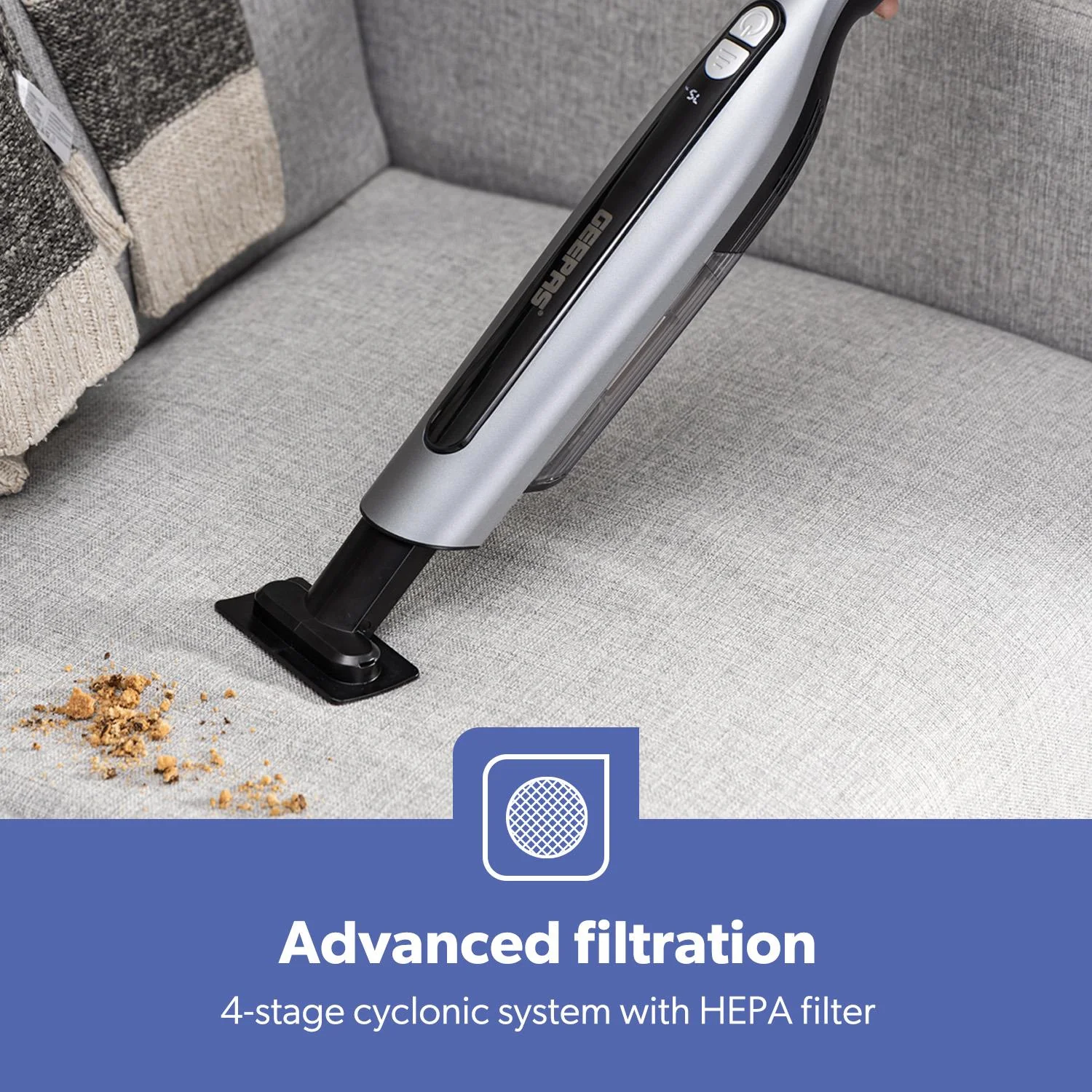 2-in-1 Cordless Upright Stick & Handheld Vacuum Cleaner - Image 10
