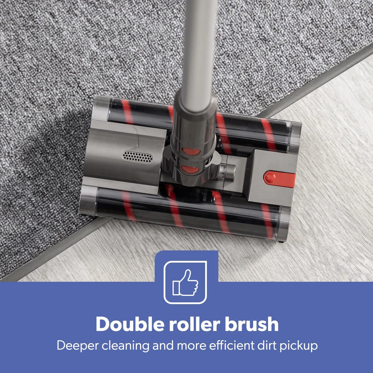 2-in-1 Cordless Upright Stick & Handheld Vacuum Cleaner - Image 4