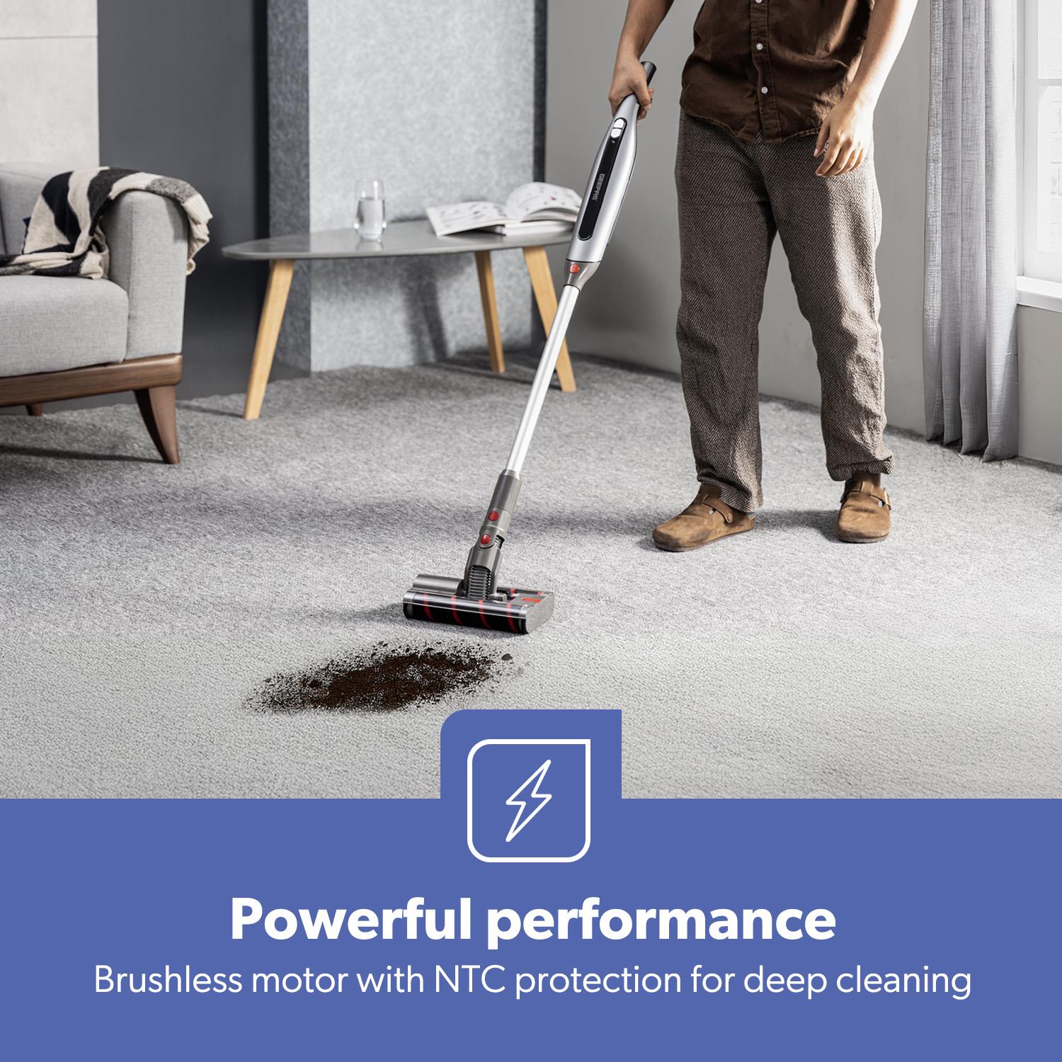 2-in-1 Cordless Upright Stick & Handheld Vacuum Cleaner - Image 5