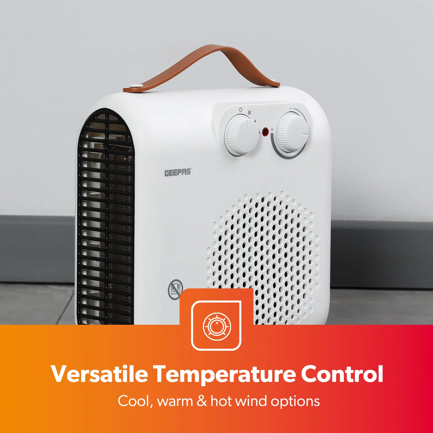 2-In-1 Energy Efficient Freestanding Fan Heater 2000W - Image 5