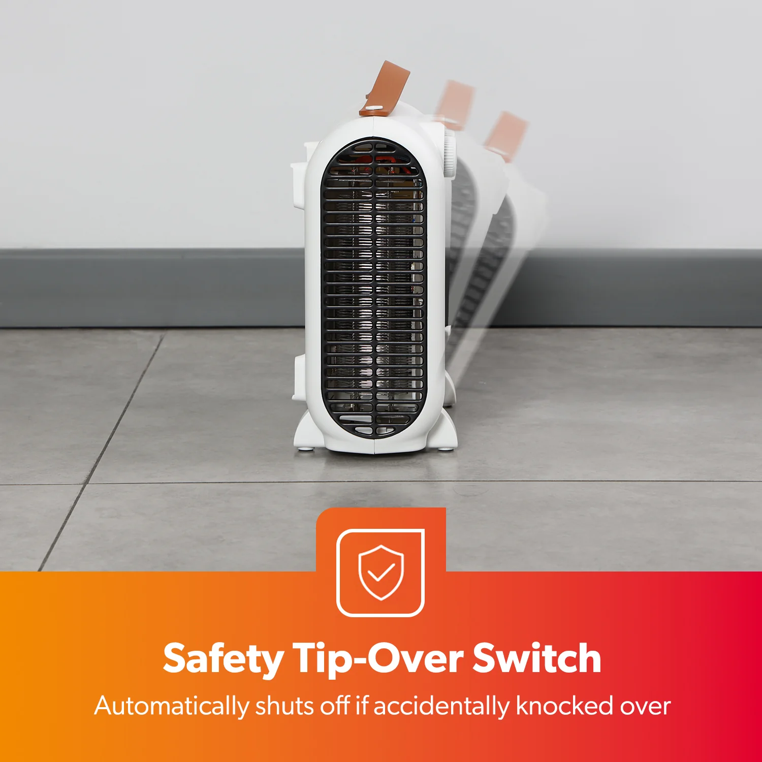 2-In-1 Energy Efficient Freestanding Fan Heater 2000W - Image 6