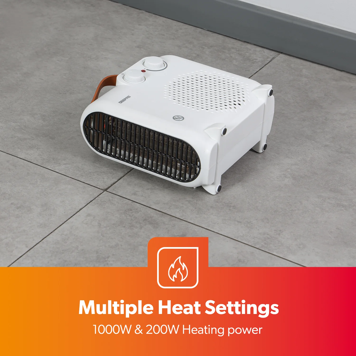 2-In-1 Energy Efficient Freestanding Fan Heater 2000W - Image 7