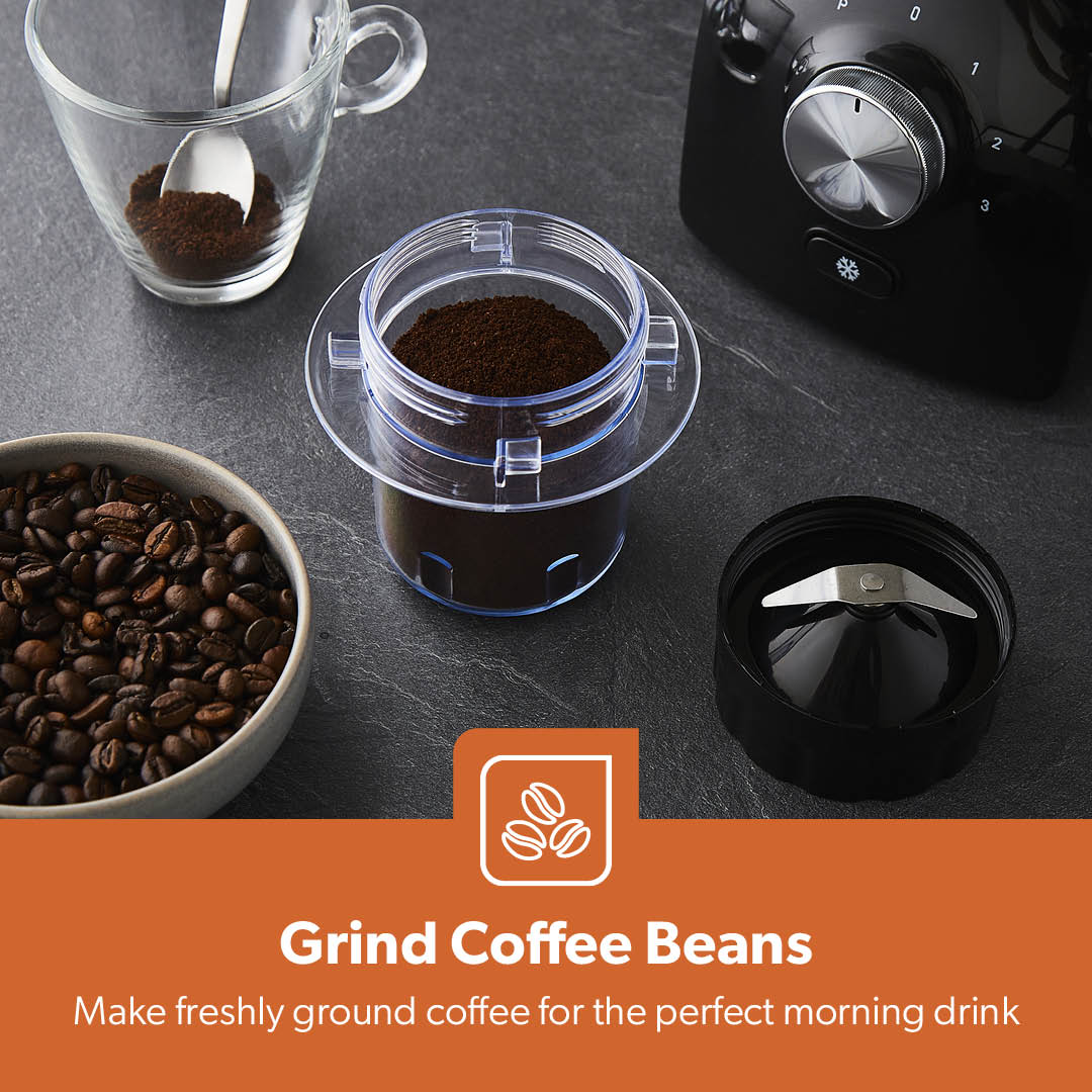 1.8L Black 2-In-1 Food Jug Blender With Spice and Grinder 600W - Image 10