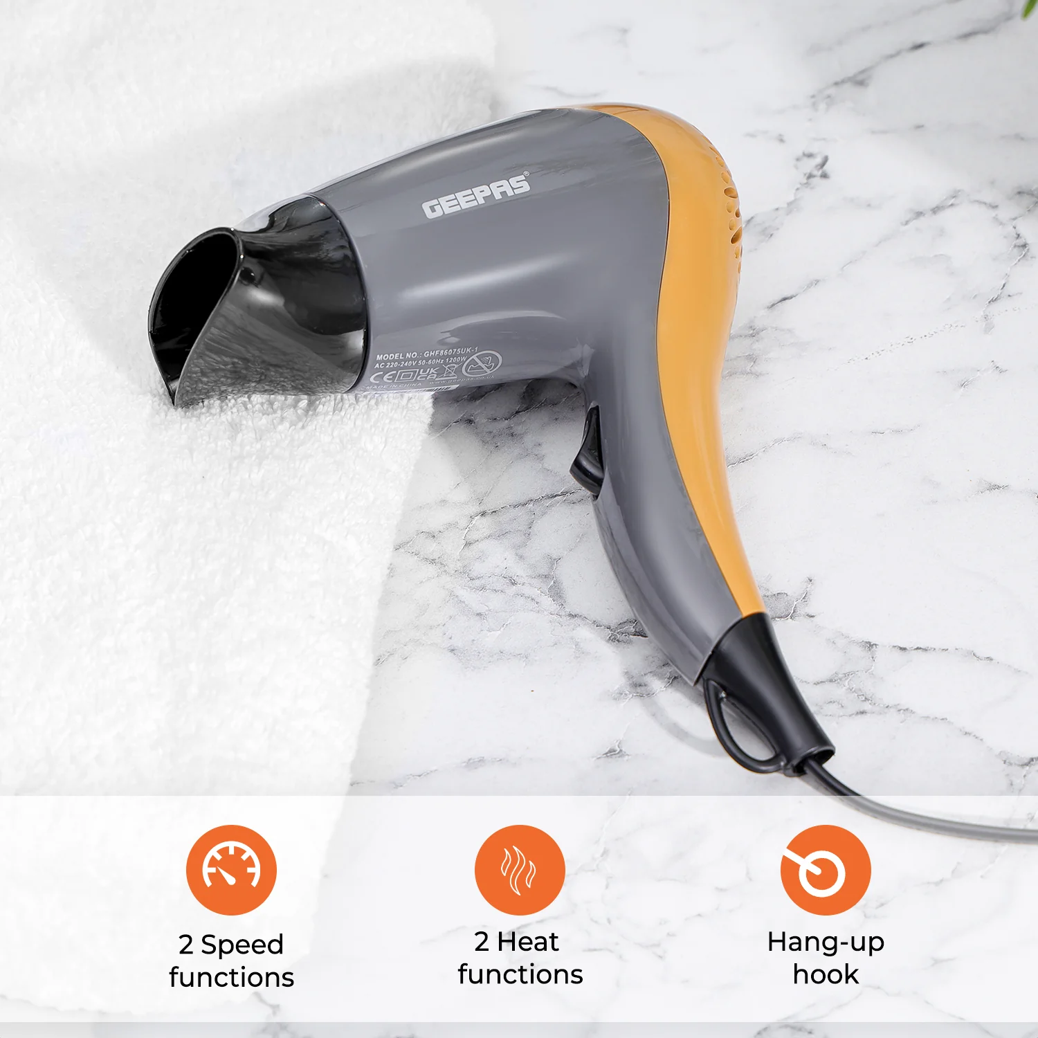 2-in-1 Hair Dryer & Hair Straightener Travel Gift Set - Image 3