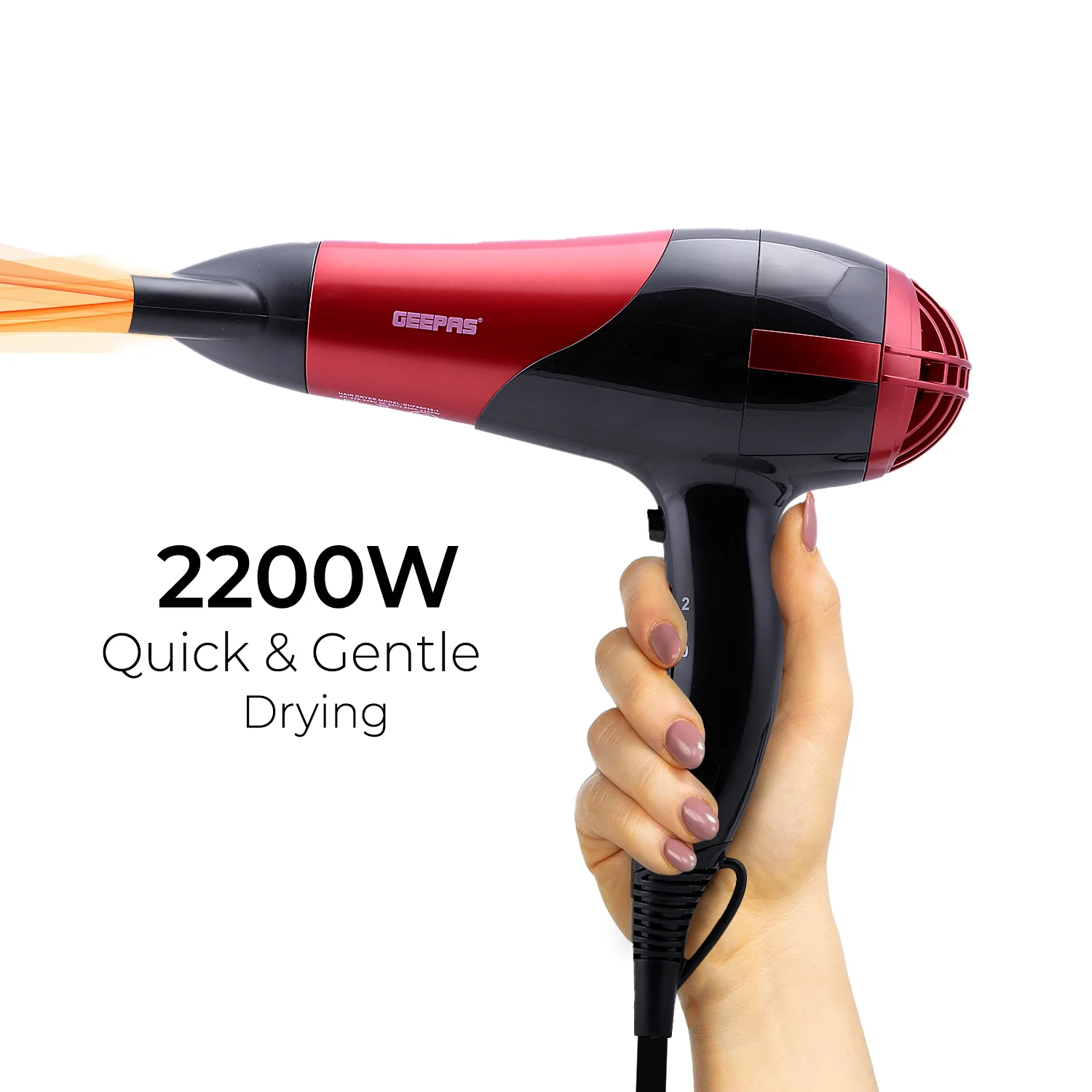 2-in-1 Hair Dryer & Hair Straightener Combo Styling Gift Set - Image 2