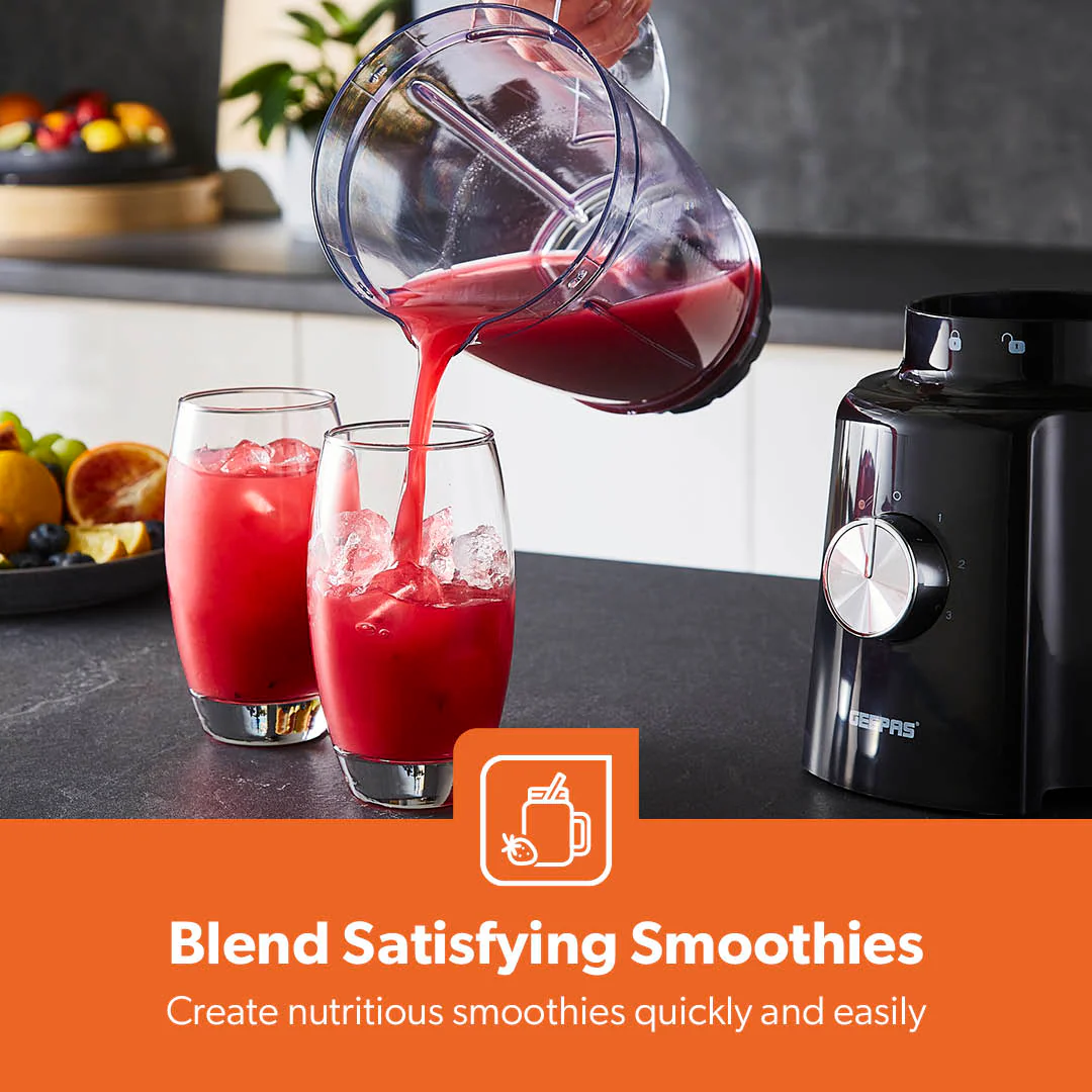 2-In-1 High-Speed 1.6L Jug Blender and Smoothie Maker - Image 3
